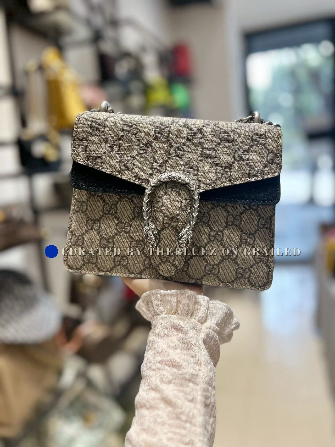 Gucci Small Gucci Dionysus Black Suede Bag Size ONE SIZE - 1 Thumbnail