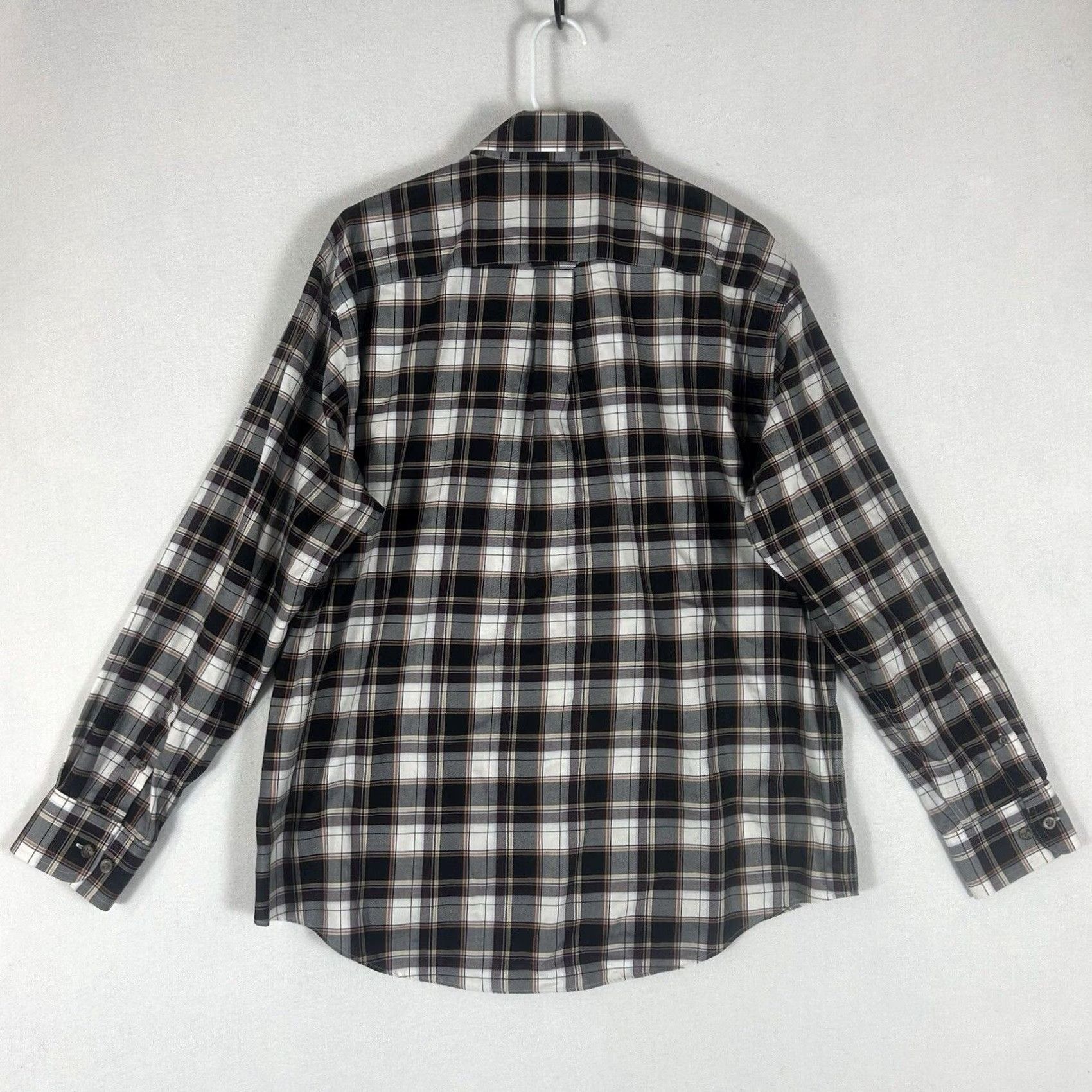 Vintage Cabela's Plaid Long Sleeve Button-Up Shirt Mens Large Wrinkle-Resistant Casual Work Cotton 100% Size US L / EU 52-54 / 3 - 5 Thumbnail
