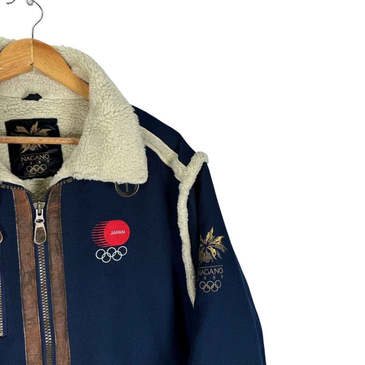 Mizuno ☀️90s MIZUNO NAGANO OLYMPIC SHERPA 1998 JACKET Size US M / EU 48-50 / 2 - 5 Thumbnail
