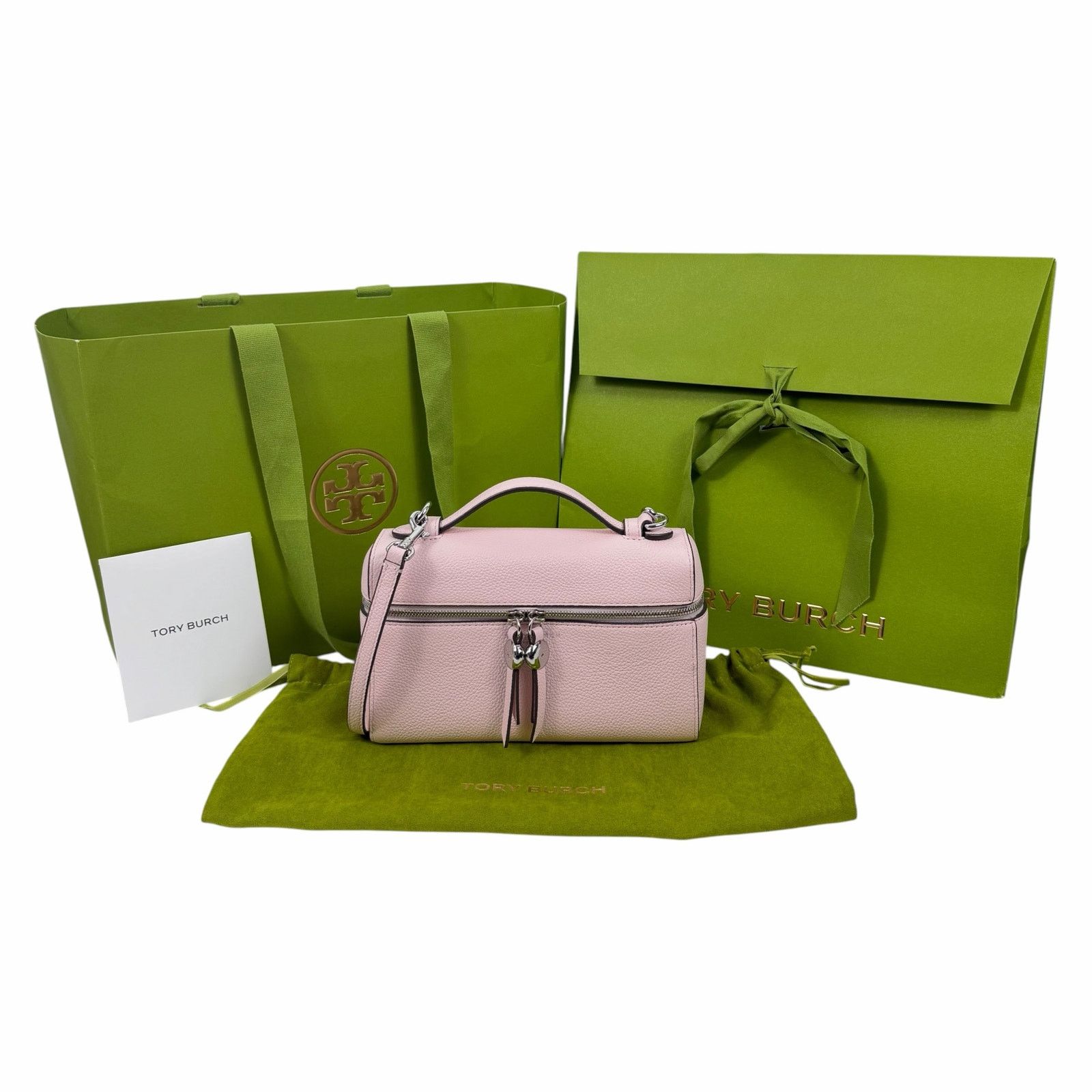 Tory Burch Tory Burch Slim Romy Top Handle Bag Leather Bag Rose Pink Size ONE SIZE - 4 Thumbnail