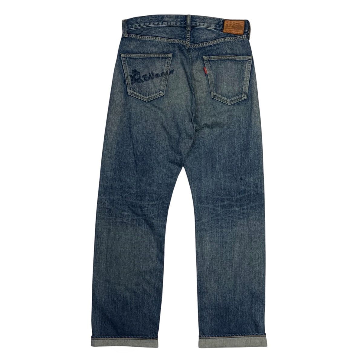 Japanese Brand × Vintage Old summer japan redline denim jeans Size US 36 / EU 52 - 9 Thumbnail