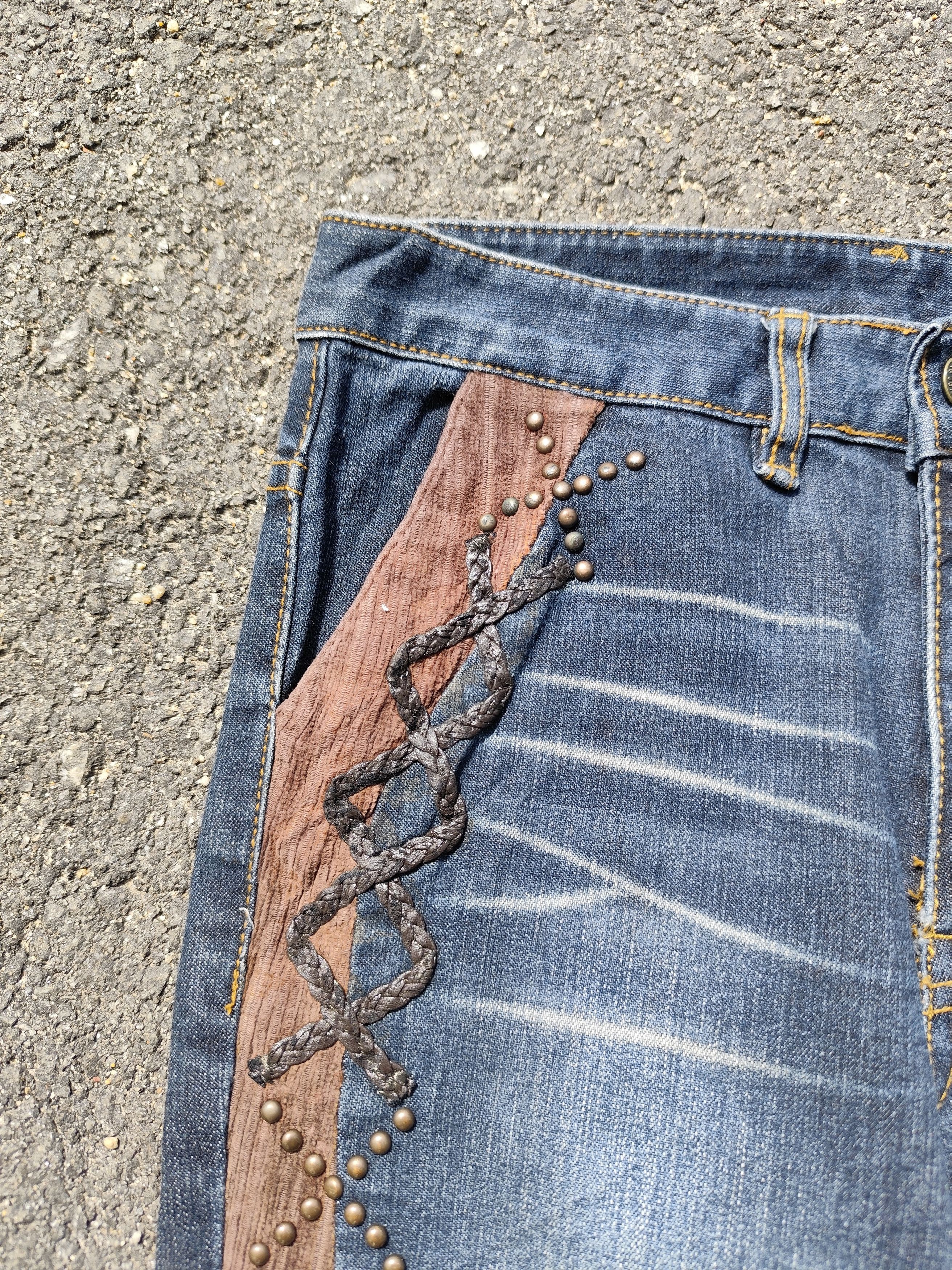 Japanese Brand Vintage Flare Japanese Brand Blue Jams B_J/1124/8 Size 26" / US 2 / IT 38 - 4 Thumbnail