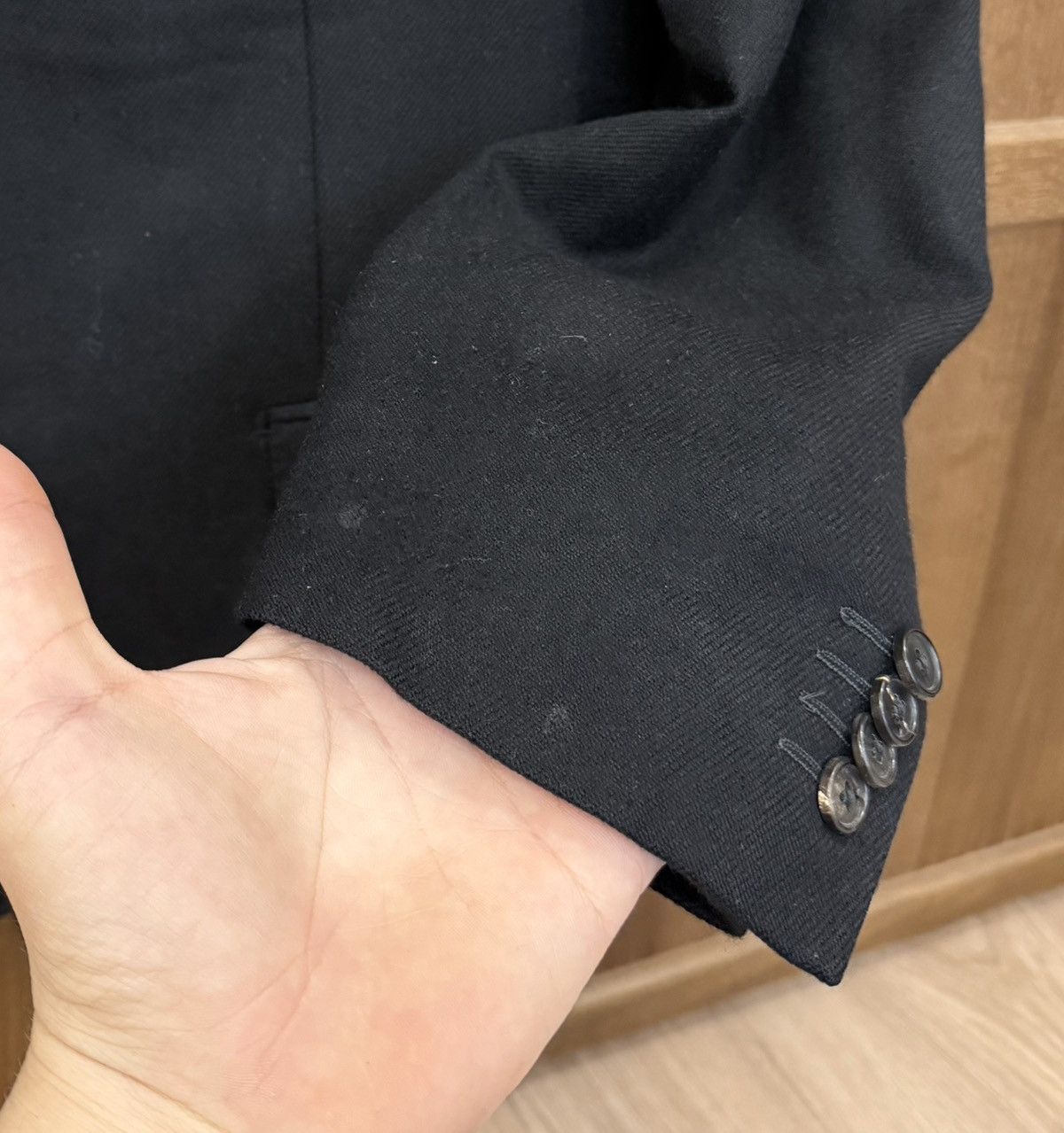 Corneliani Corneliani Pure Cashmere Black Blazer Two Button Size 40R - 7 Thumbnail