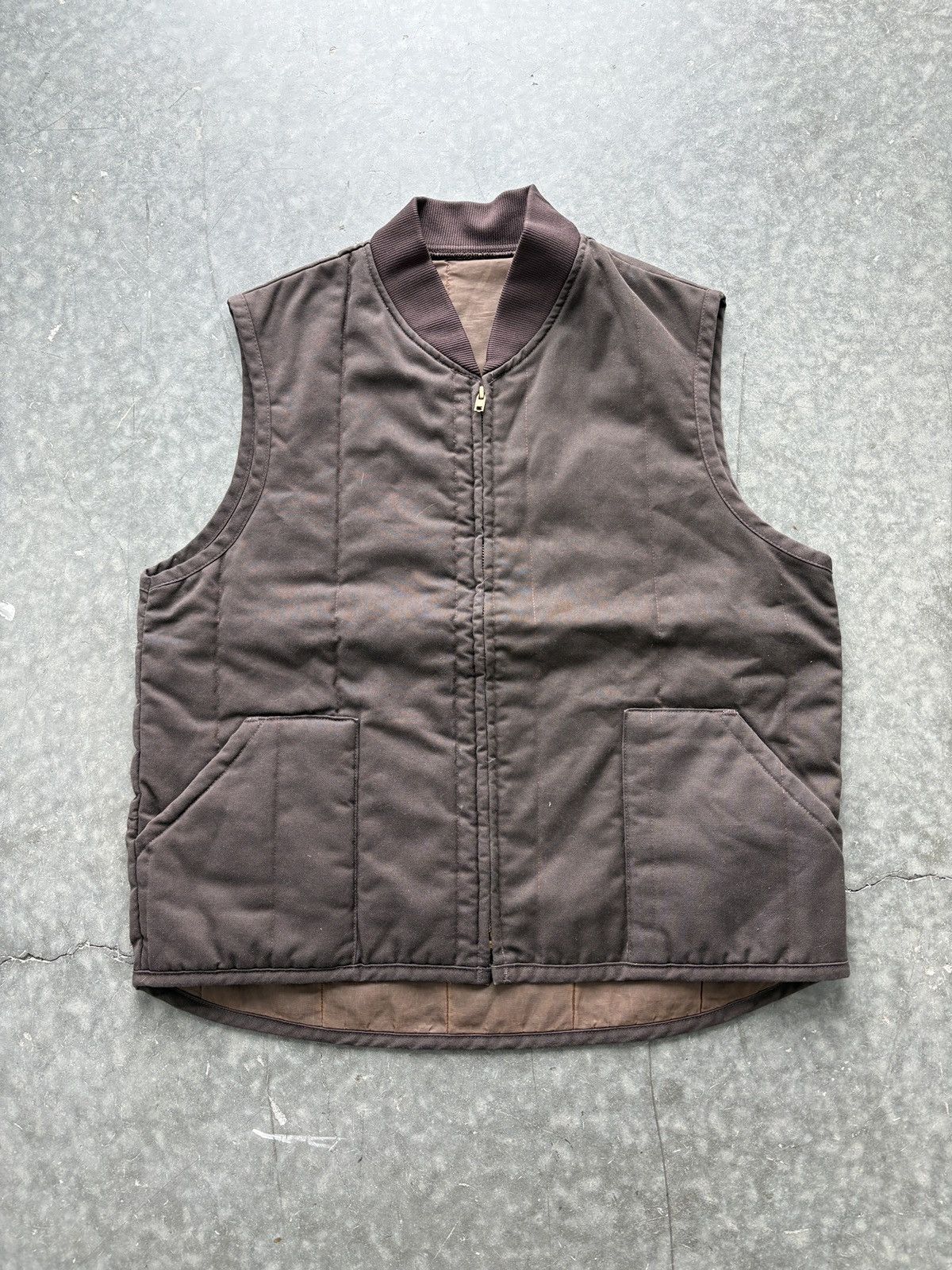 Dickies Vintage 80s Dickies Work Vest Boxy Fit Size US L / EU 52-54 / 3 - 1 Thumbnail