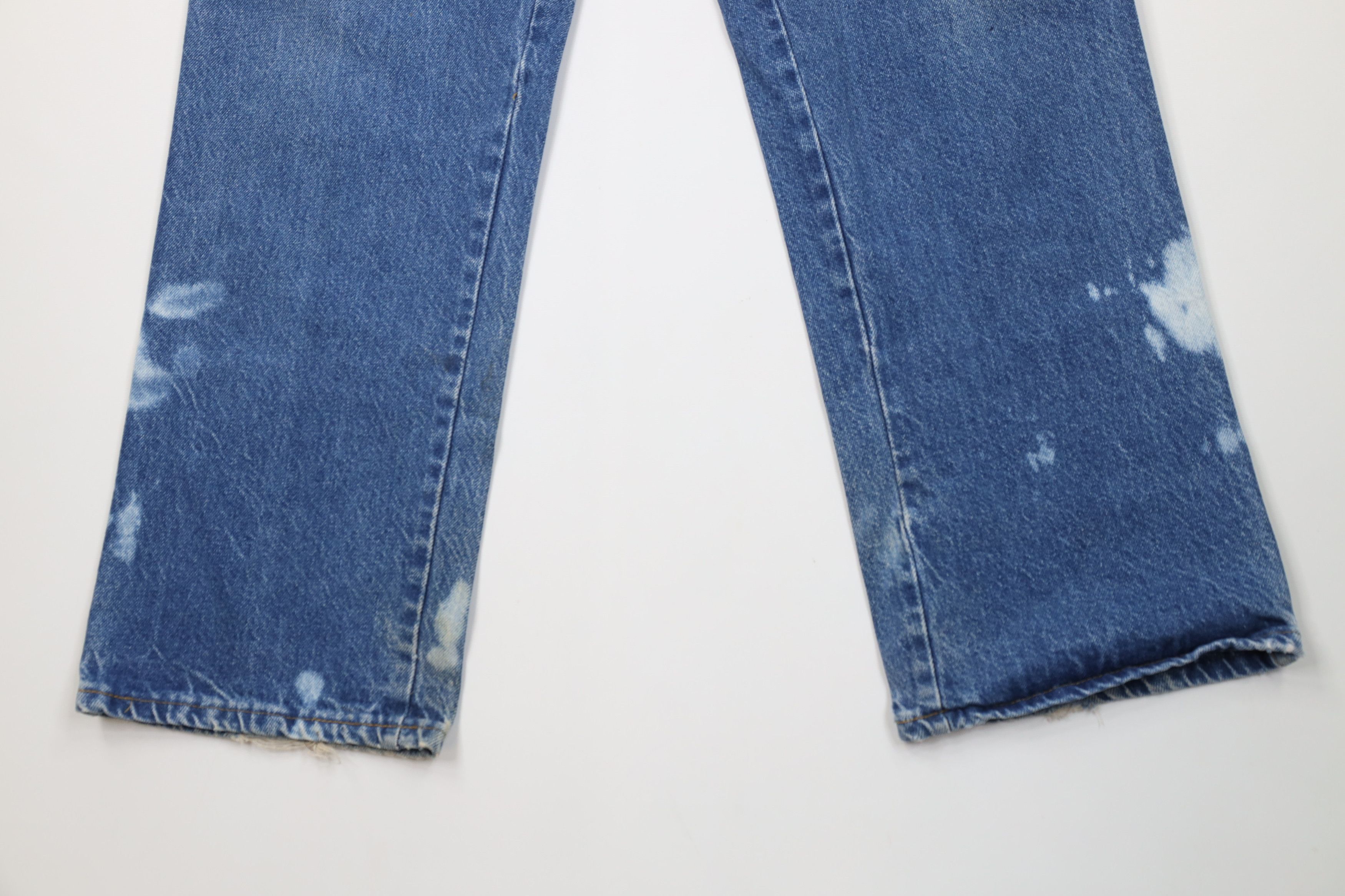 Vintage Vintage 70s 80s Streetwear Wide Leg Denim Jeans Blue USA Size US 38 / EU 54 - 4 Thumbnail
