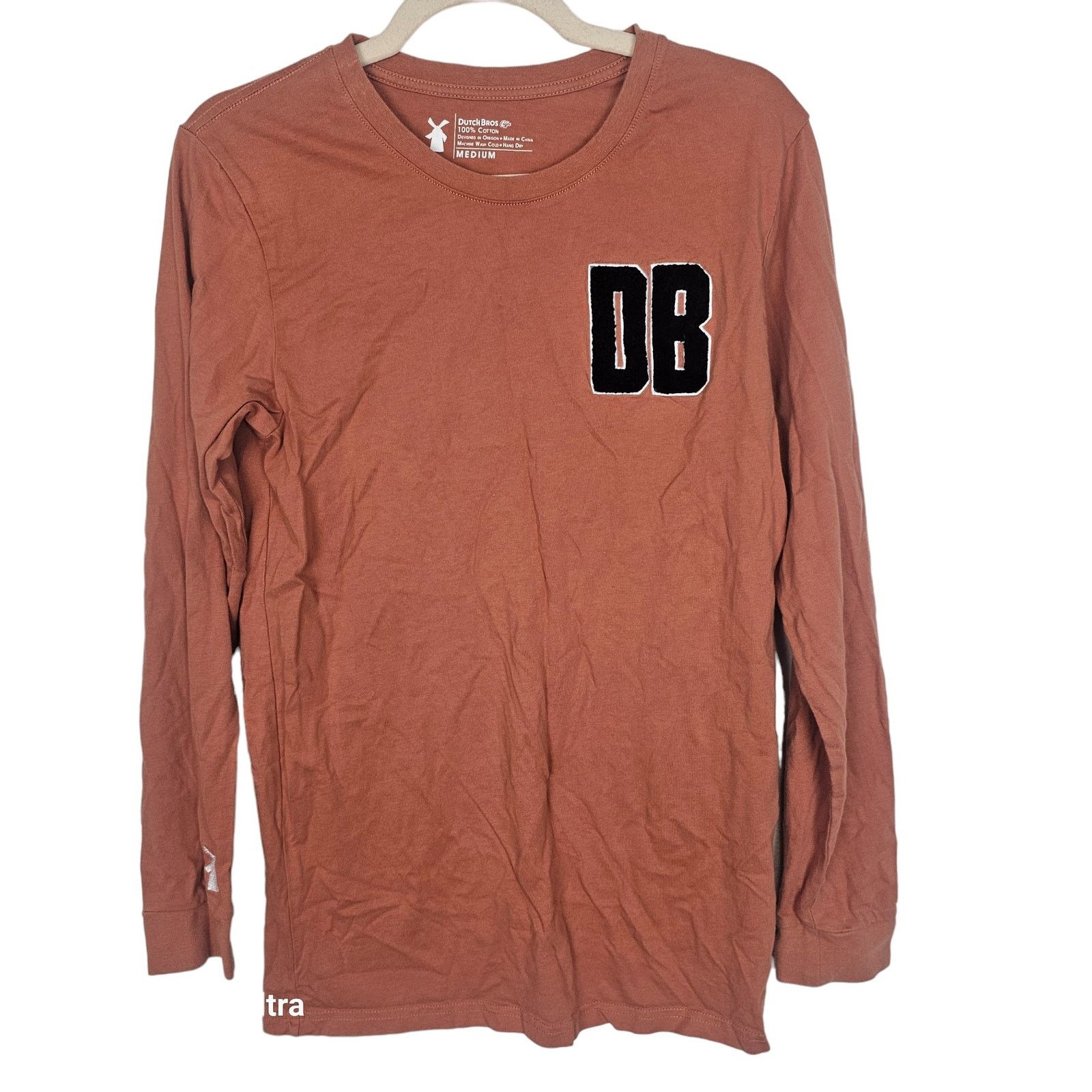 Gitman Bros. Vintage Dutch Bros Coffee LS Crew Neck T-Shirt Sz M Casual Spell Out Size US M / EU 48-50 / 2 - 2 Thumbnail