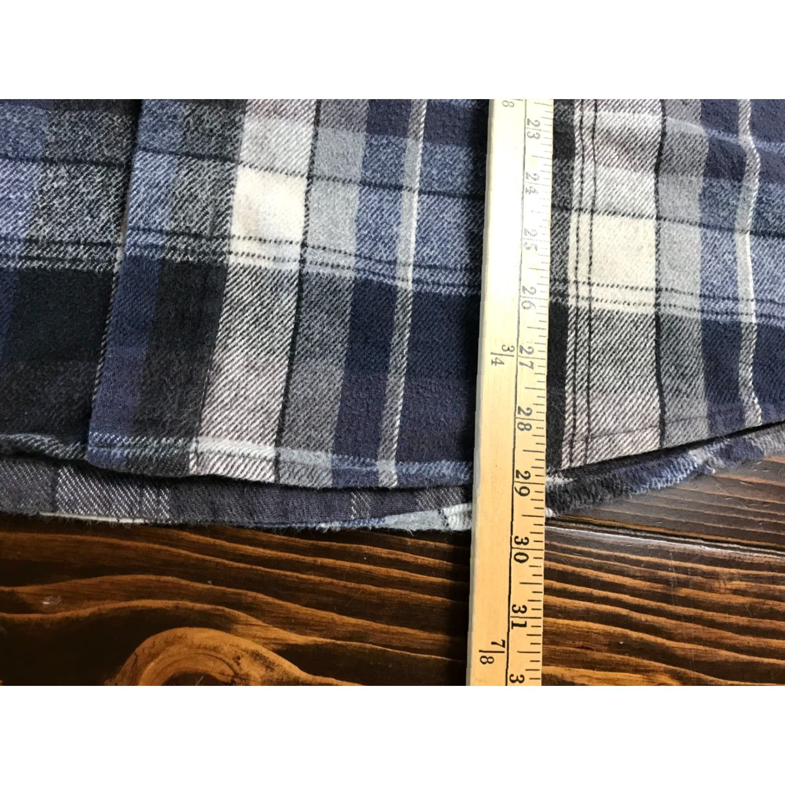 Vintage Ozark Wilderness Outfitters Shirt Men's XL Blue Black White Plaid Flannel Button-Up Size US XL / EU 56 / 4 - 4 Thumbnail