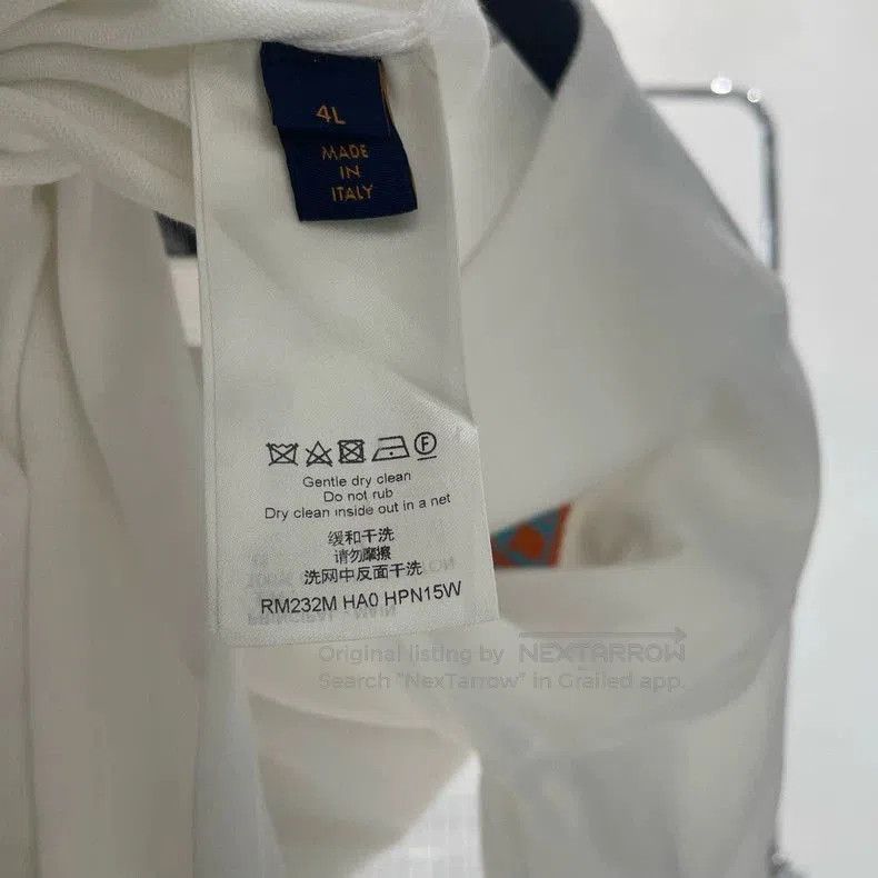 Louis Vuitton Louis Vuitton White Intarsia Knit Tee. Size US L / EU 52-54 / 3 - 5 Thumbnail