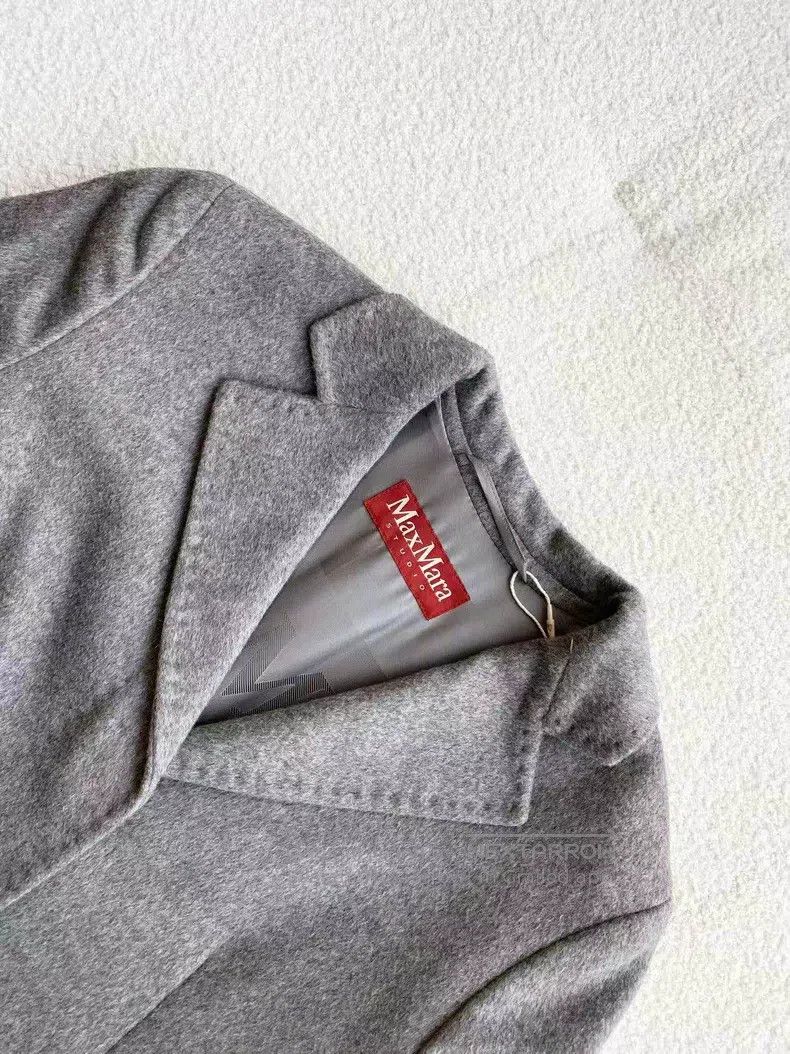 Max Mara Max Mara Grey wool coat Size XS / US 0-2 / IT 36-38 - 4 Thumbnail