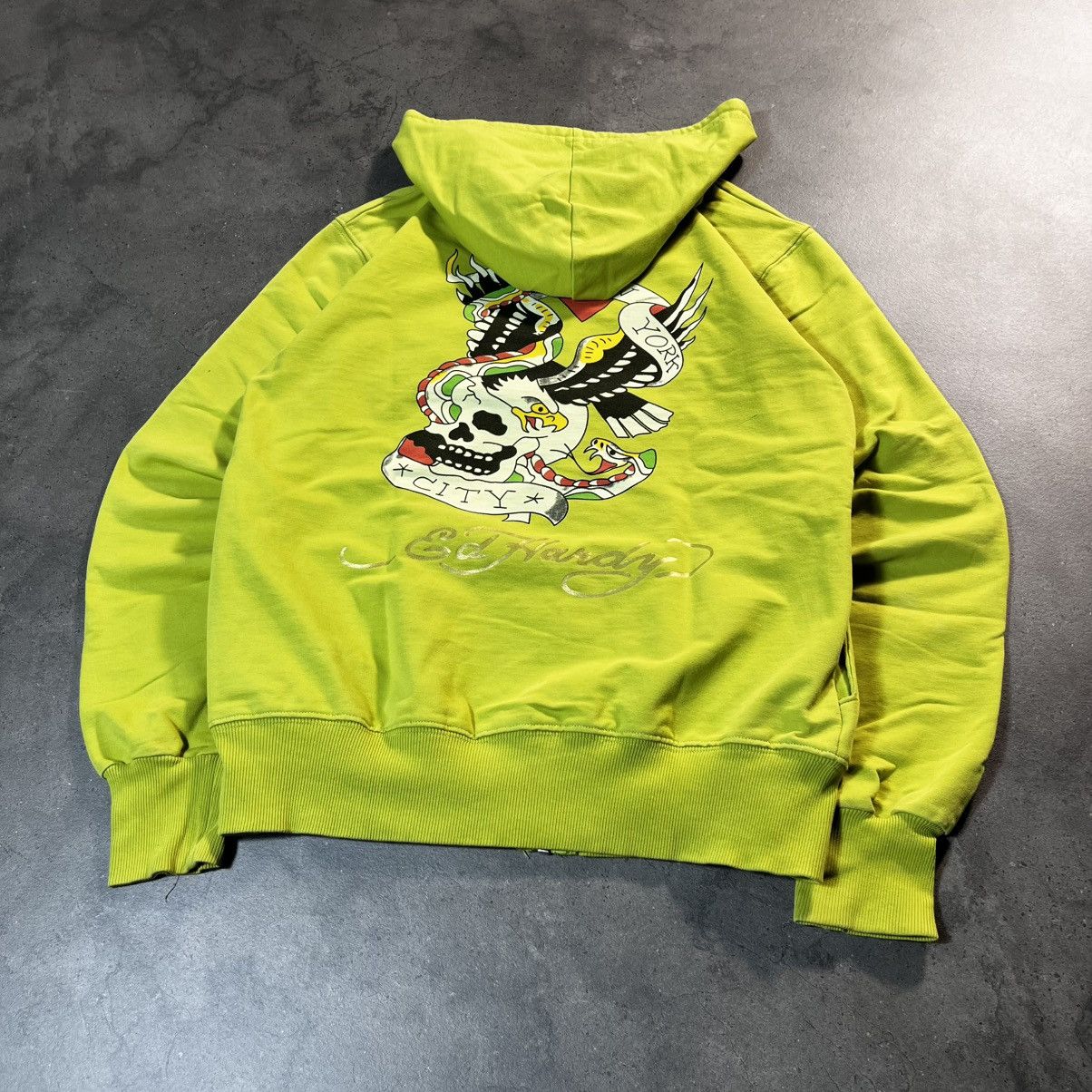 Ed Hardy Vintage Y2K Ed Hardy Big Logo Swag Zip Hoodie Sweatshirt Size US S / EU 44-46 / 1 - 1 Thumbnail