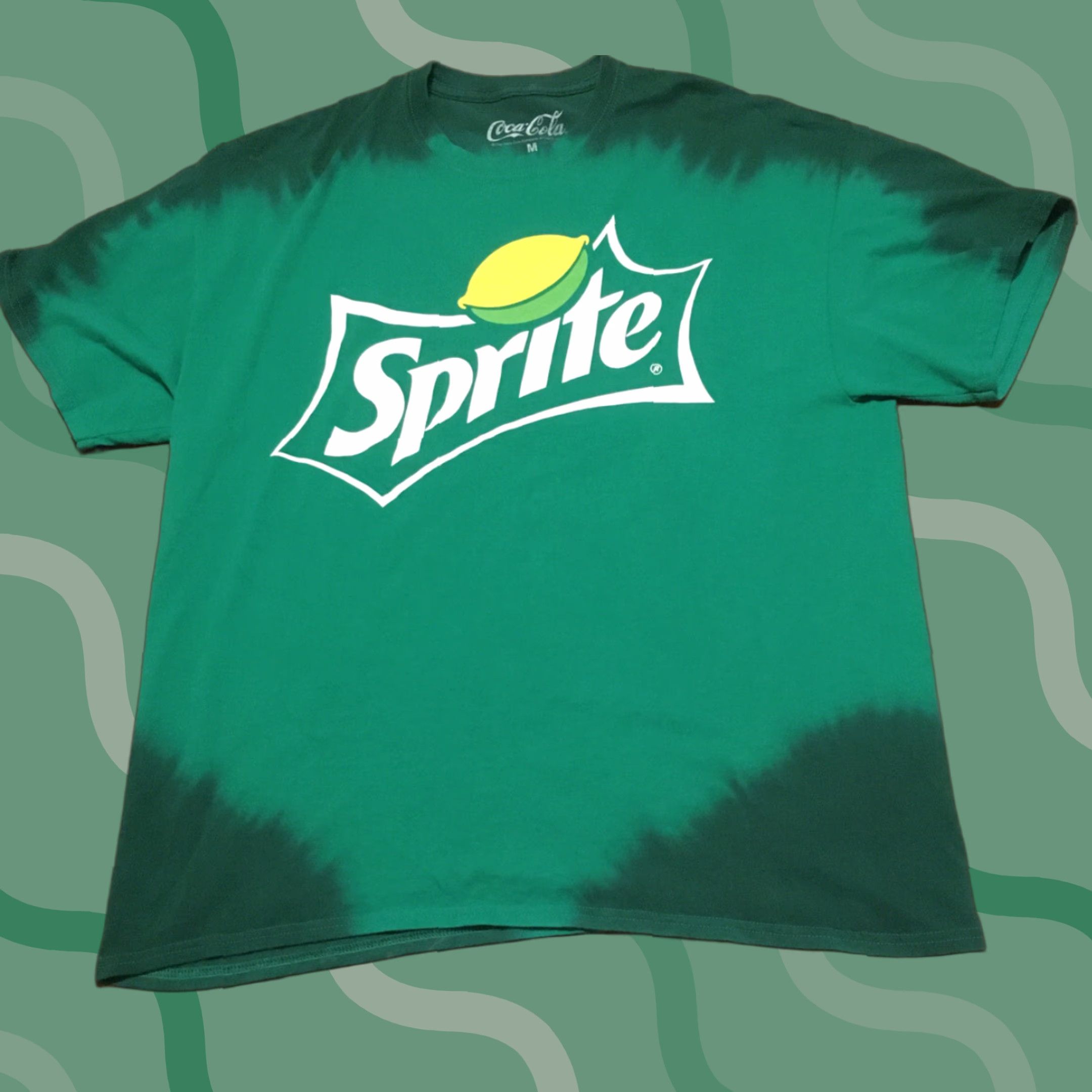 Vintage VINTAGE Coca-Cola T-Shirt Tie Dye Green M Mens Regular Size M Shirt 90s Beverage Logo Tee Size US M / EU 48-50 / 2 - 1 Thumbnail