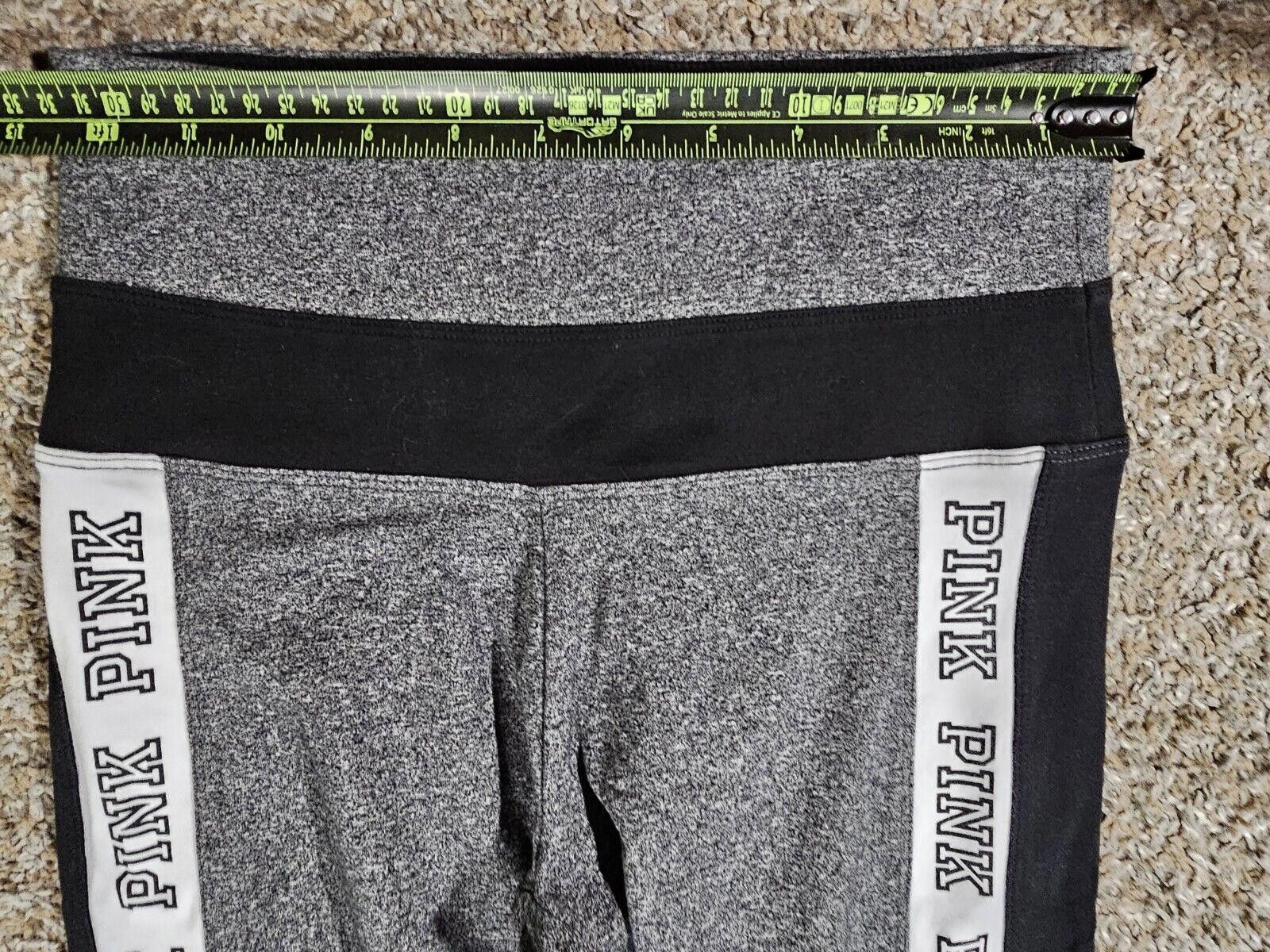 Pink PINK Victoria Secret YOGA legging S Logo Side Workout Pants Size 28" / US 6 / IT 42 - 4 Thumbnail