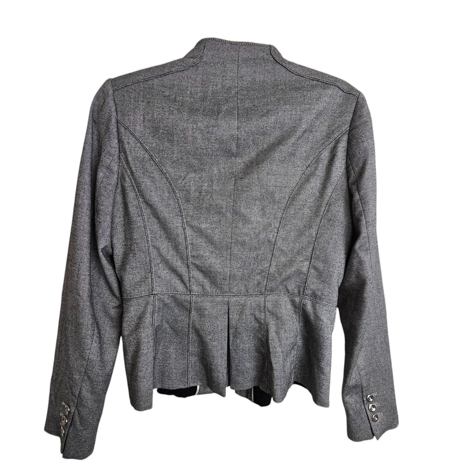 White House Black Market White House Black Market Womens Peplum Crop Blazer 2 Career Size XS / US 0-2 / IT 36-38 - 7 Thumbnail