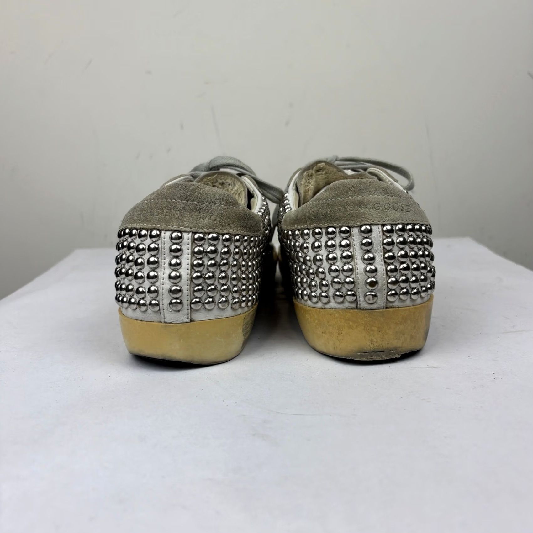 Golden Goose Golden Goose Superstar GGDB Old Studded Low Top Sneakers Women's 38 US 8 Size M / US 6-8 / IT 42-44 - 4 Thumbnail