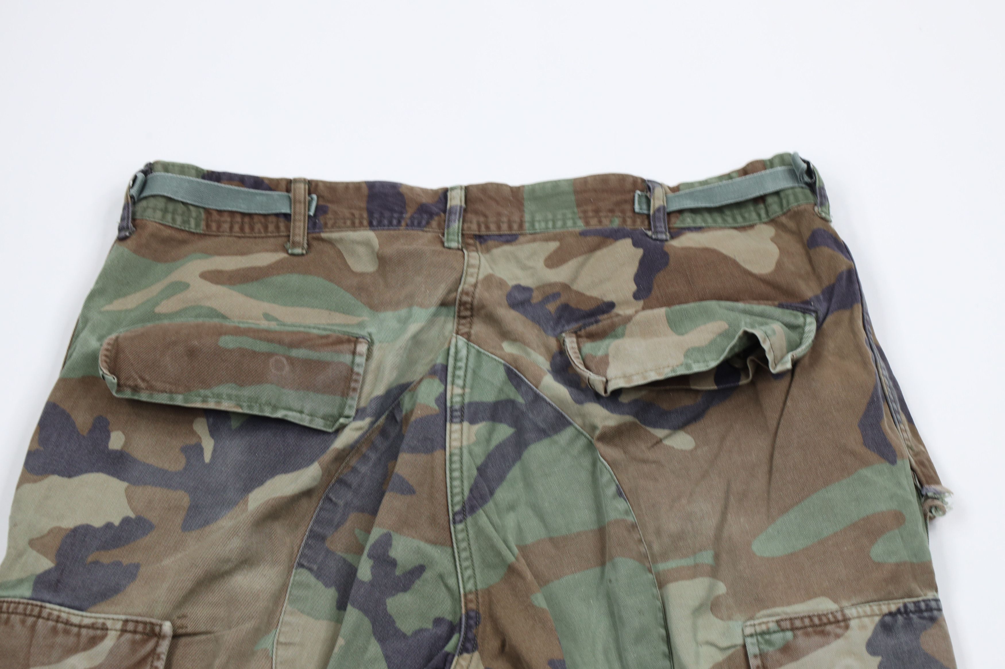 Vintage Vintage 90s Woodland Camouflage Combat Cargo Pants USA Size US 34 / EU 50 - 11 Thumbnail