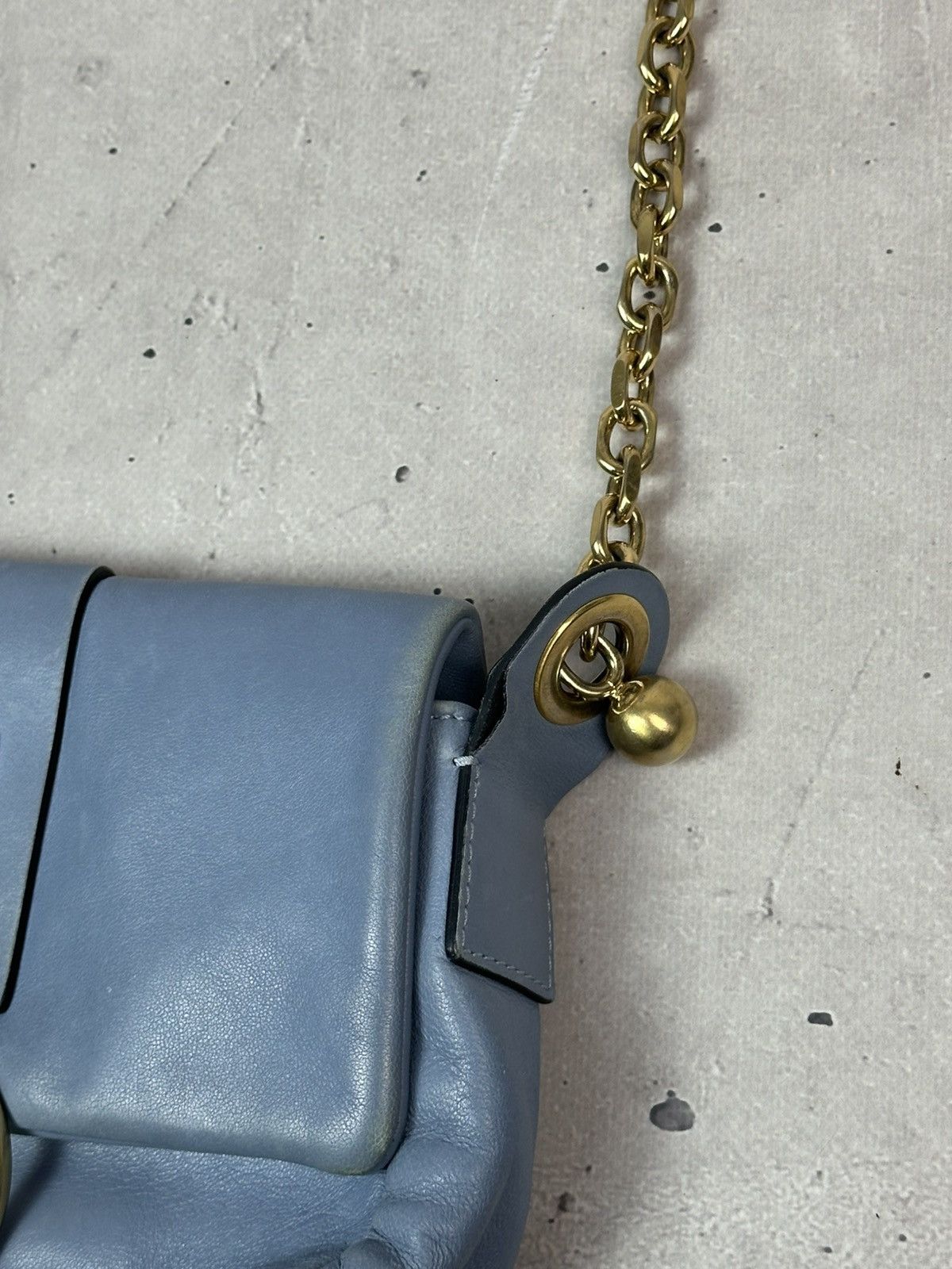 RED Valentino Red Valentino Leather Blue Handle Chain Made in Italy Bag Size ONE SIZE - 6 Thumbnail