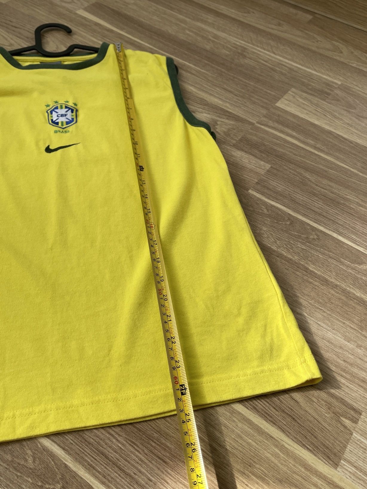 Nike Nike Brasil Football Soccer Yellow Cotton Vest Size S Size US S / EU 44-46 / 1 - 10 Thumbnail