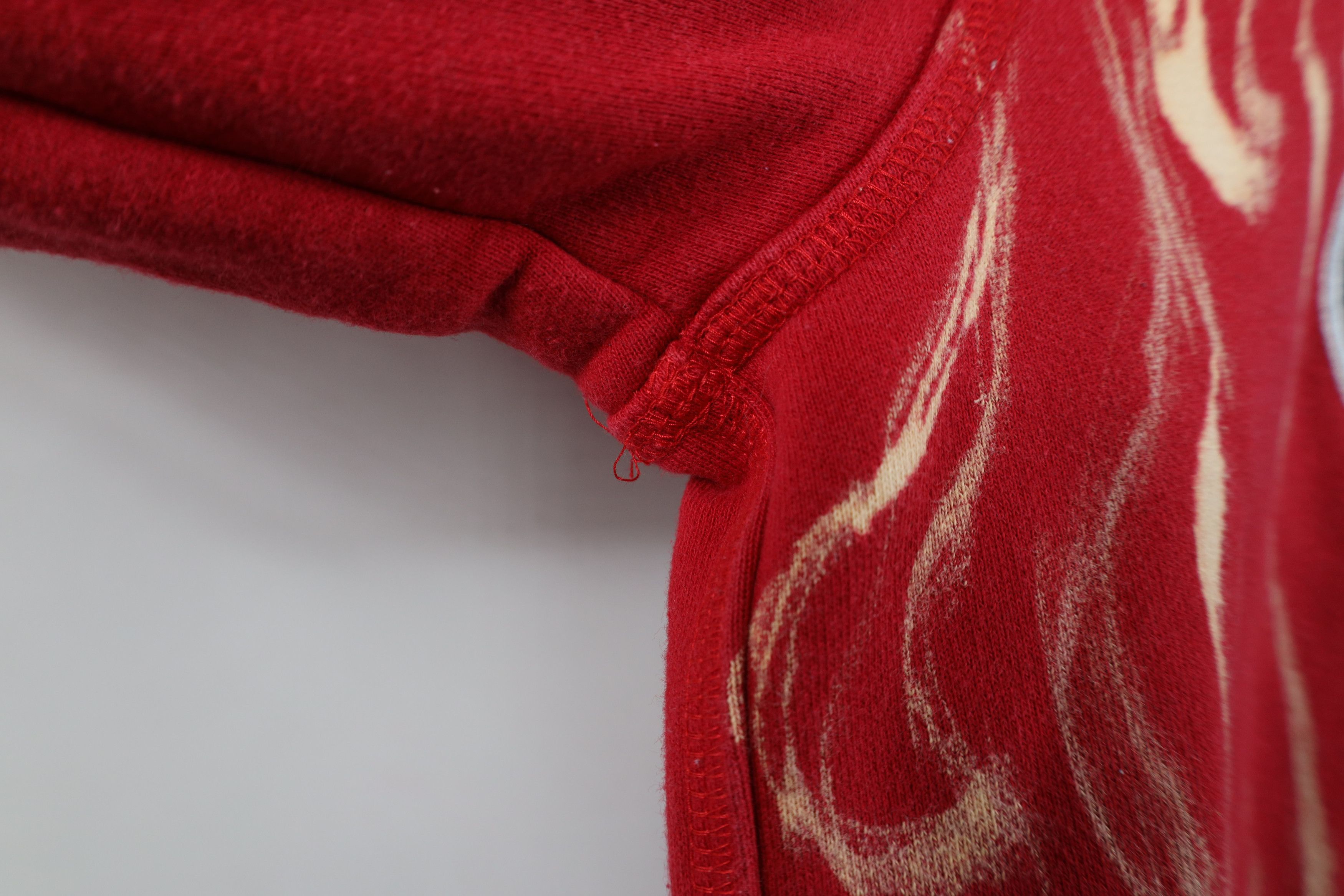 Nike Vintage Nike Air Big Swoosh Fire Flames Hoodie Sweatshirt Size US M / EU 48-50 / 2 - 8 Thumbnail
