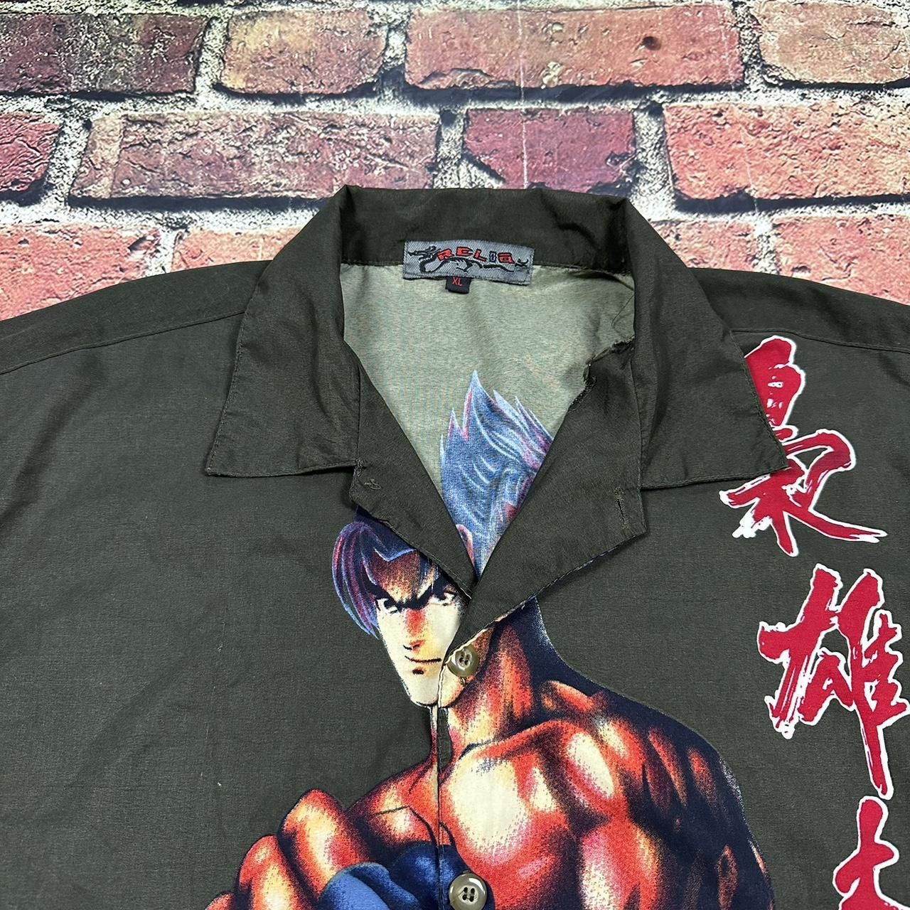 Dragonfly Y2K Reliq Japanese Anime Black Panther Short Sleeve Shirt Size US XL / EU 56 / 4 - 5 Thumbnail
