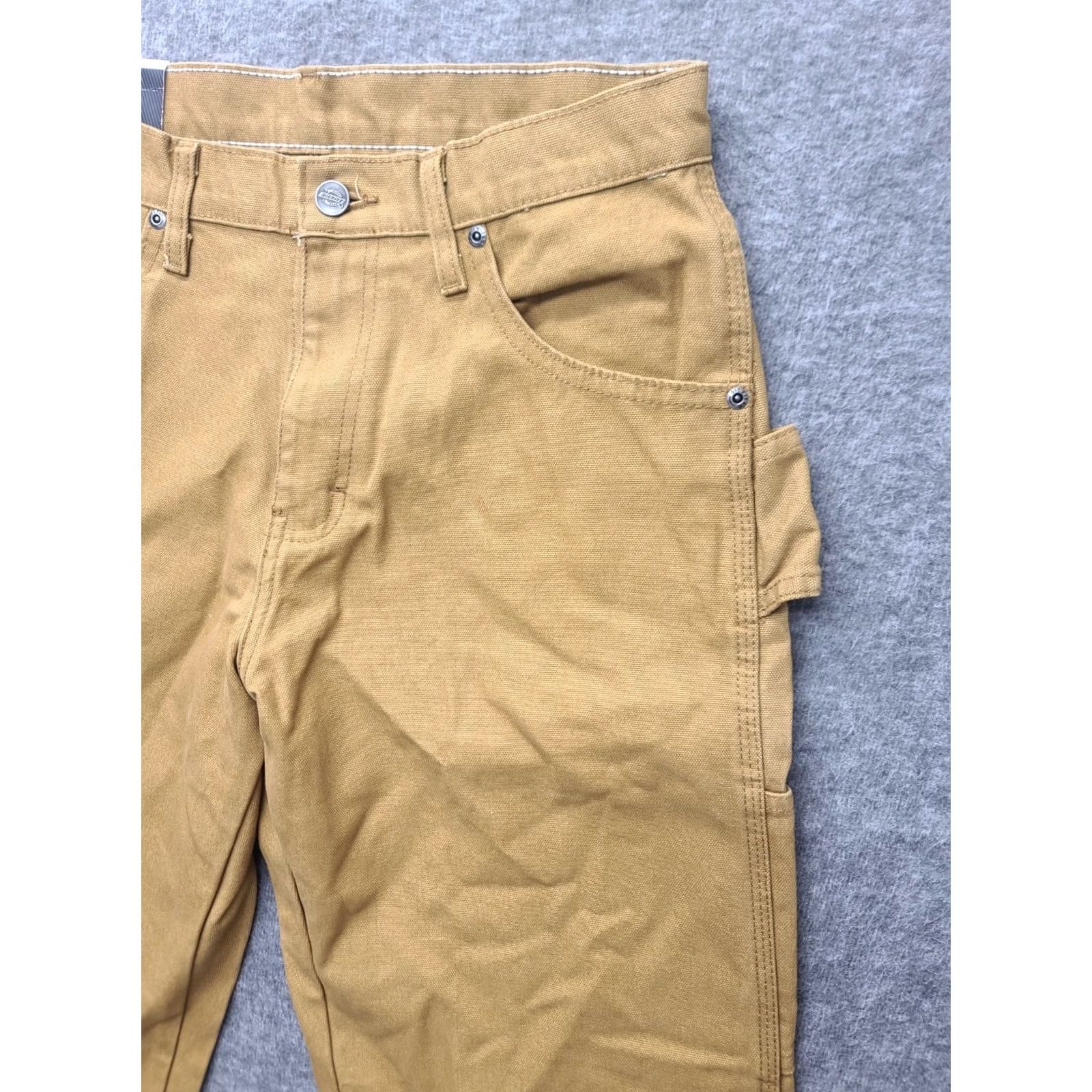 Dickies Dickies Jeans Mens 30x32 Carpenter Relaxed Fit Straight Leg Workwear Denim Brown 5-Pocket Regular Size Mens Size US 30 / EU 46 - 7 Thumbnail