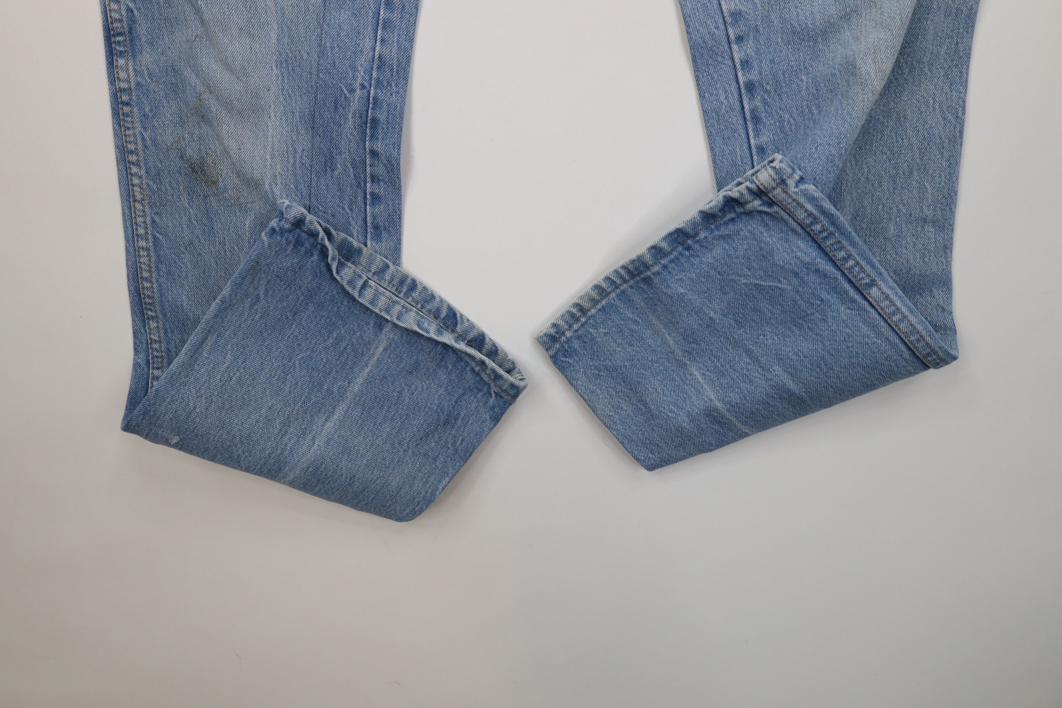 Vintage Vintage 70s Streetwear Straight Leg Denim Jeans Blue USA Size US 34 / EU 50 - 5 Thumbnail
