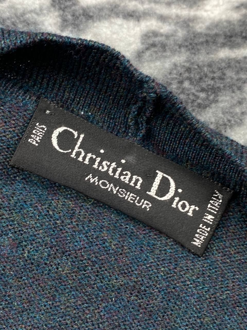 Dior Vintage Christian Dior Monsieur Wool Cardigan 90s Men Size US L / EU 52-54 / 3 - 7 Thumbnail