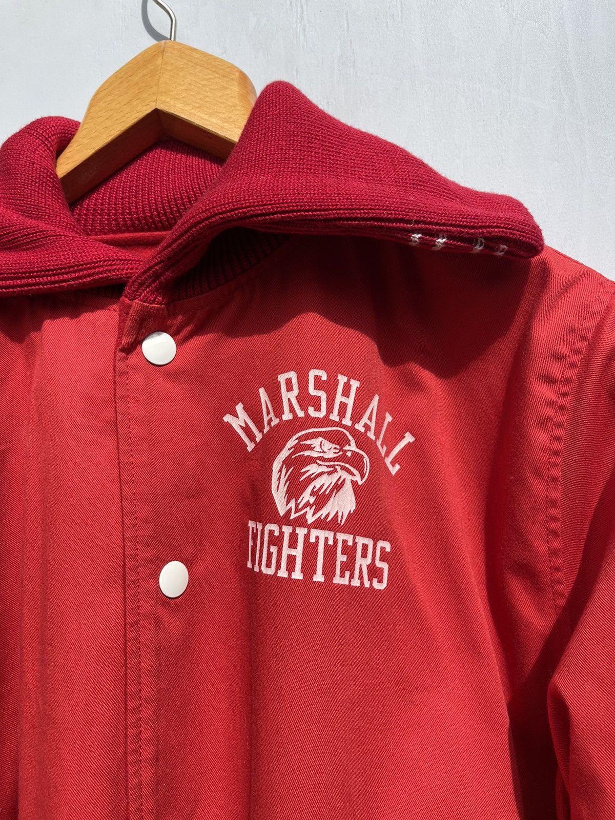 Franklin & Marshall Franklin & Marshall Reversible Varsity Leather Jacket Size US XL / EU 56 / 4 - 9 Thumbnail