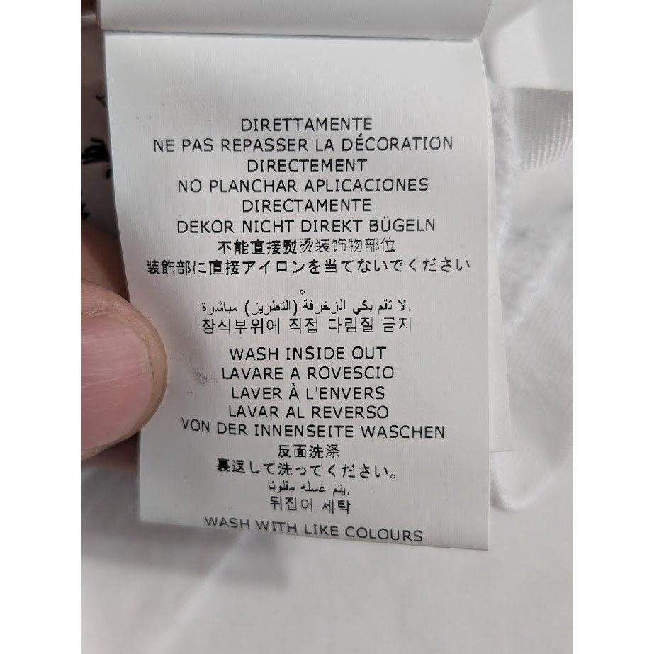 Off-White o1rshd1 Scribble Diag Over S/S Tee in White/Black Size US M / EU 48-50 / 2 - 21 Thumbnail