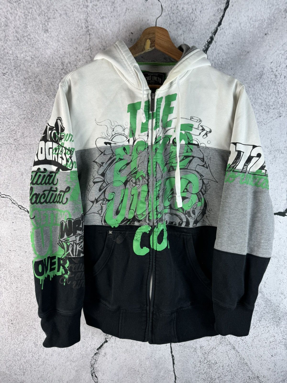 Ecko Unltd. Vintage Ecko Unltd Rap Zip Up Hoodie Size US M / EU 48-50 / 2 - 1 Thumbnail