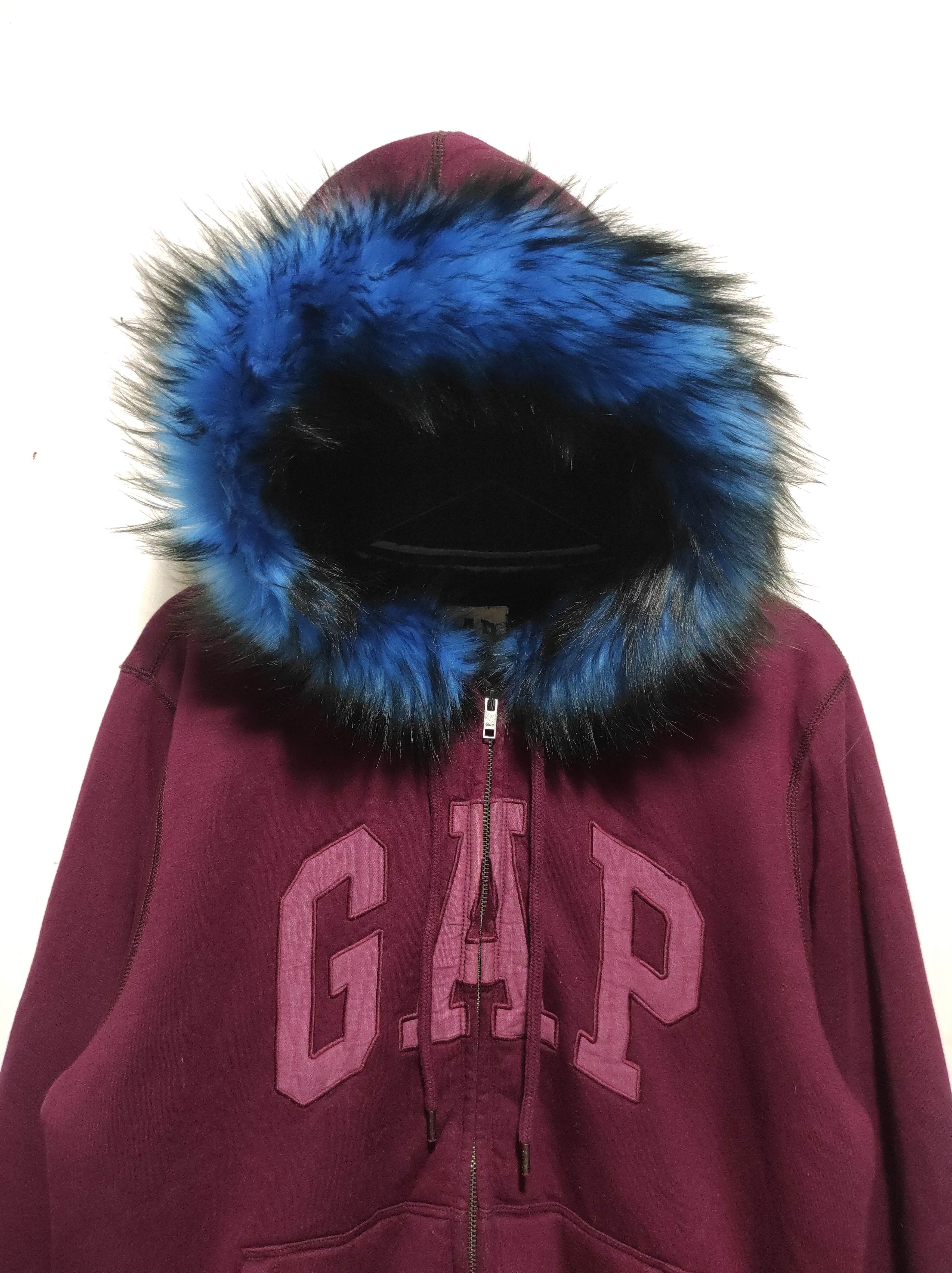 Gap GAP Sherpa Zip Fur Hoodie IfSixWasNine LGB style Size US L / EU 52-54 / 3 - 4 Thumbnail
