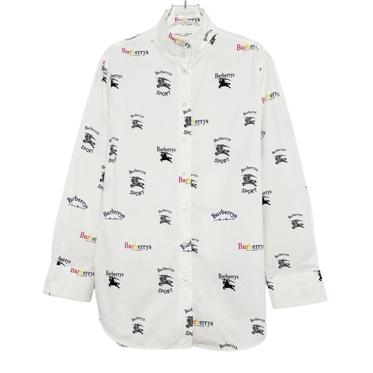 Burberry Burberry Equestrian Knight Print Button Up Size S Size S / US 4 / IT 40 - 1 Thumbnail