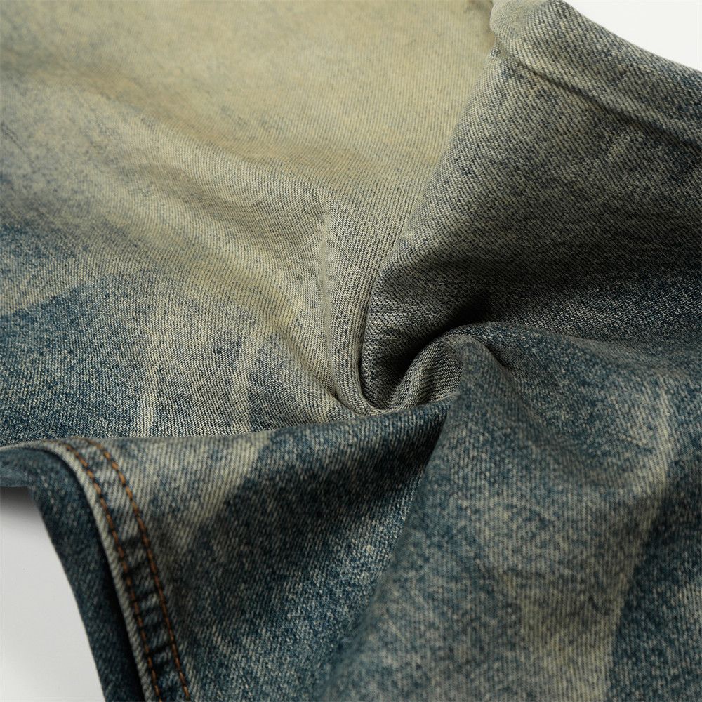 Vintage Men's washed distressed retro casual loose jeans Size US 32 / EU 48 - 5 Thumbnail