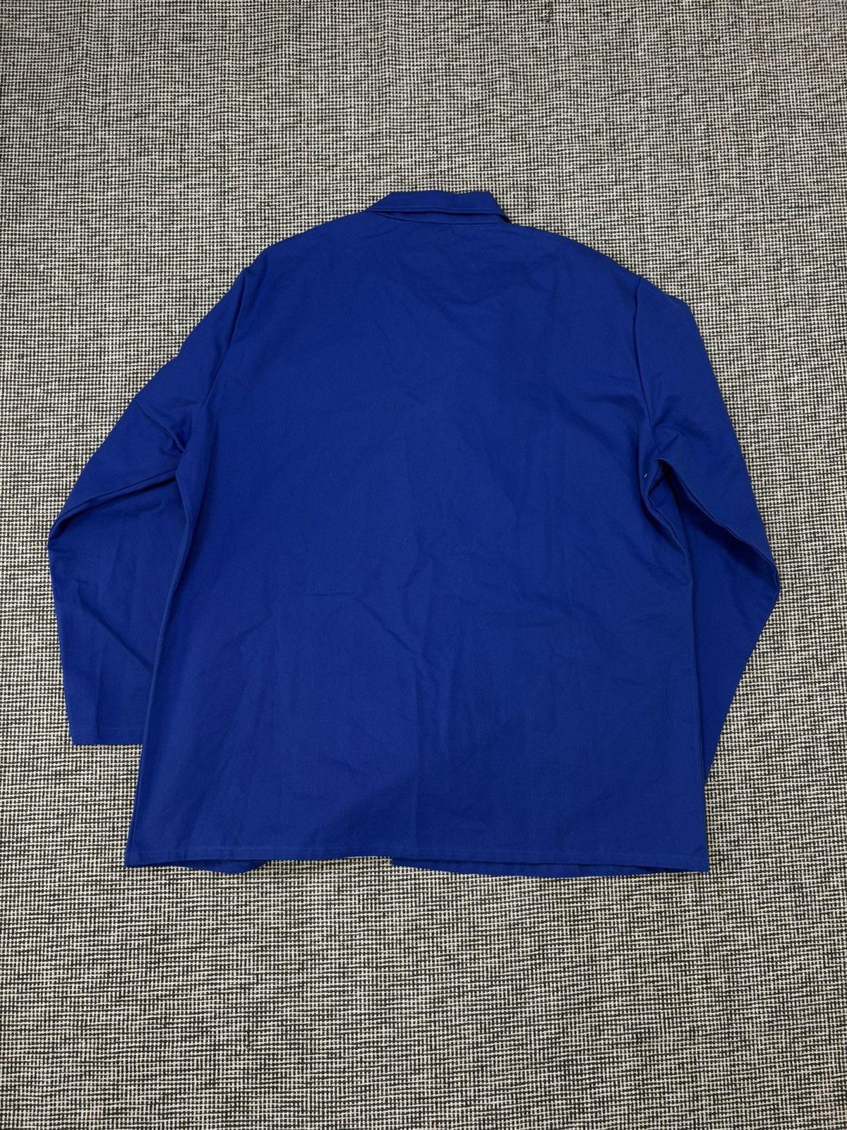 Vintage Vintage 90s blue French chore coat work jacket sanfor Size US XL / EU 56 / 4 - 3 Thumbnail