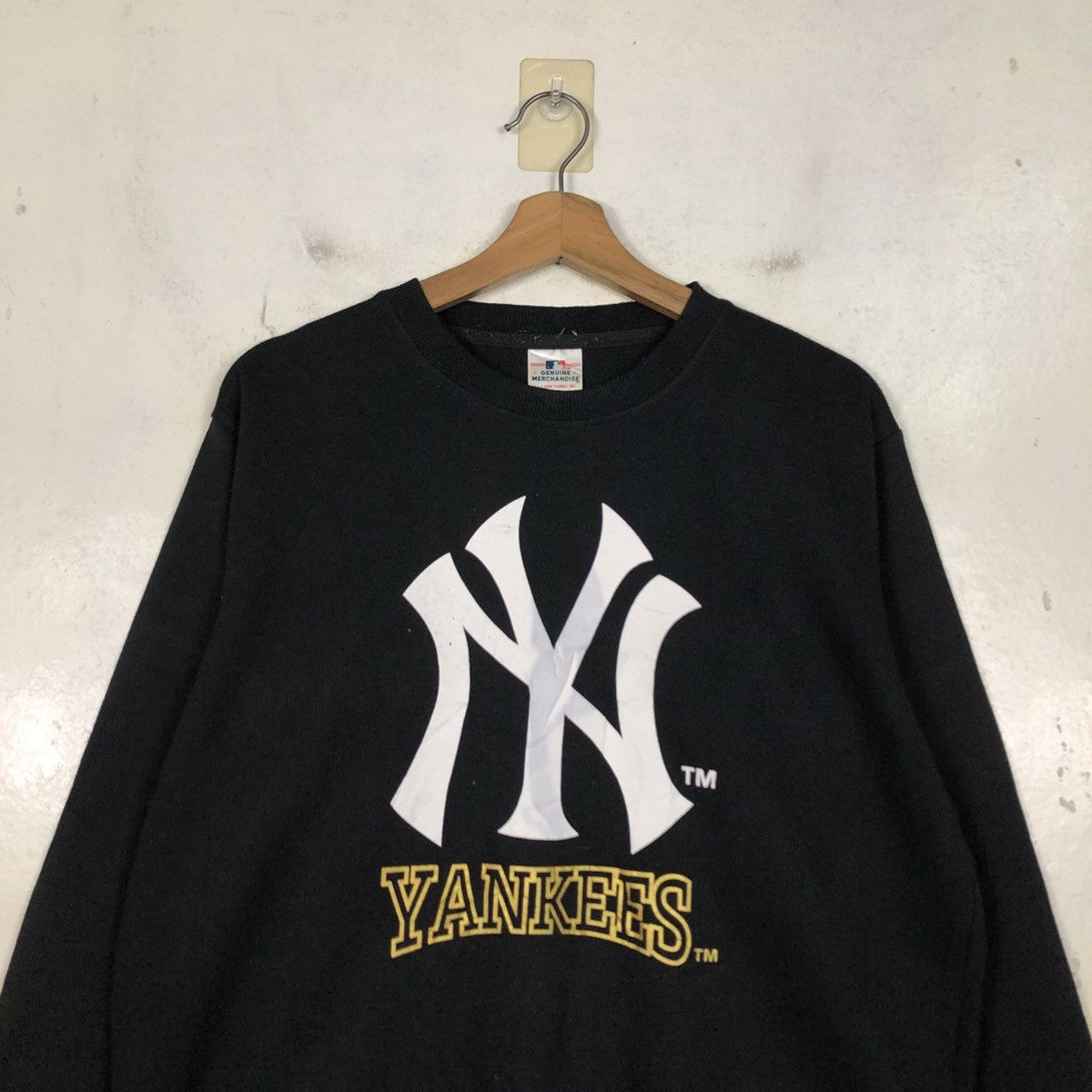 New York Yankees 📌Vintage Sweatshirt New York Yankees Mlb Big Logo Size US L / EU 52-54 / 3 - 5 Thumbnail
