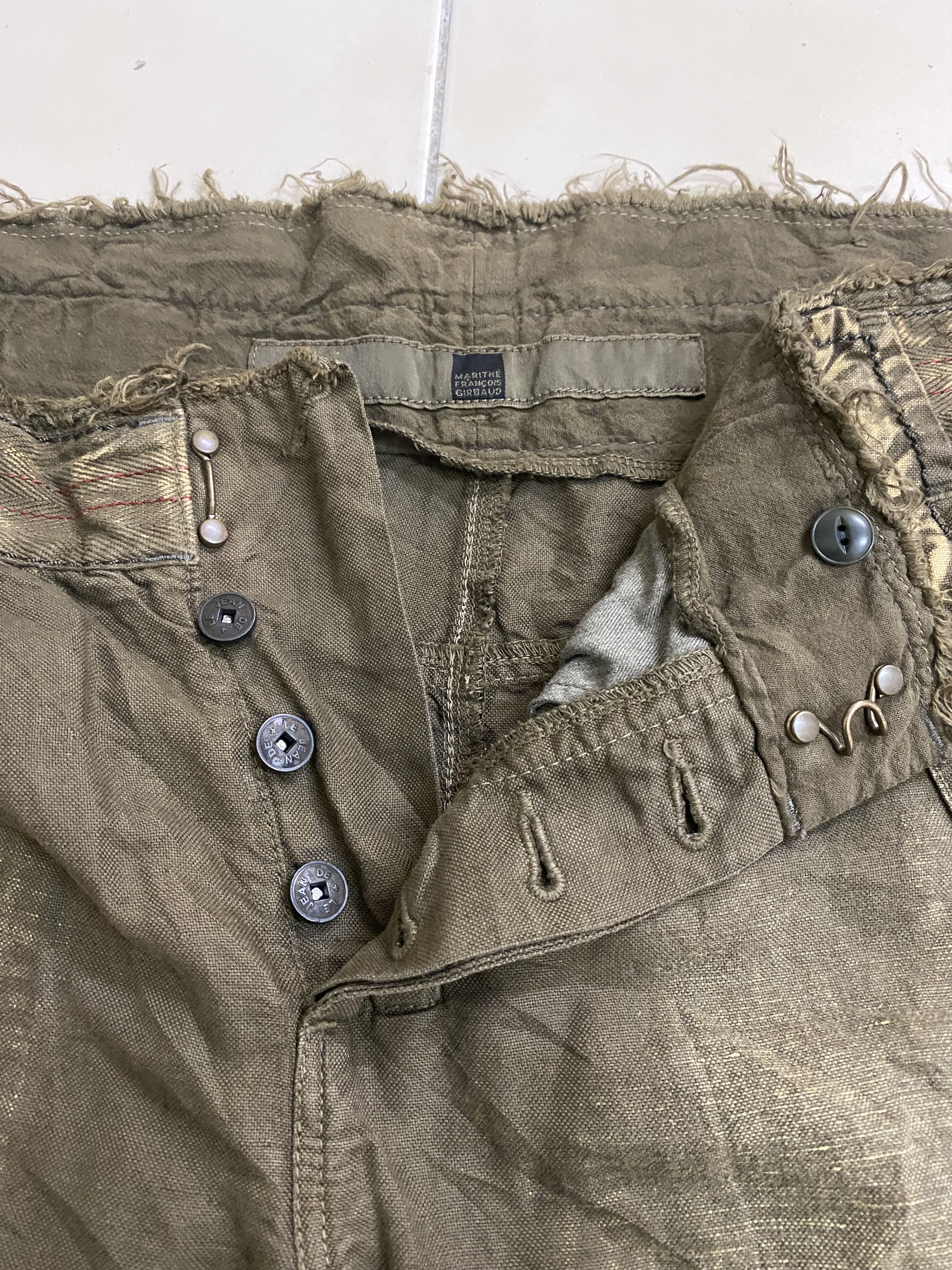 Marithe + Francois Girbaud 2006 MFG Brown Wash Baggy Loose Jeans Size US 34 / EU 50 - 7 Thumbnail