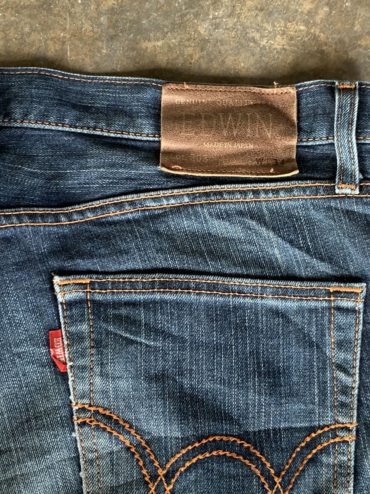 Edwin Edwin 503 faded blue. Size US 34 / EU 50 - 3 Thumbnail