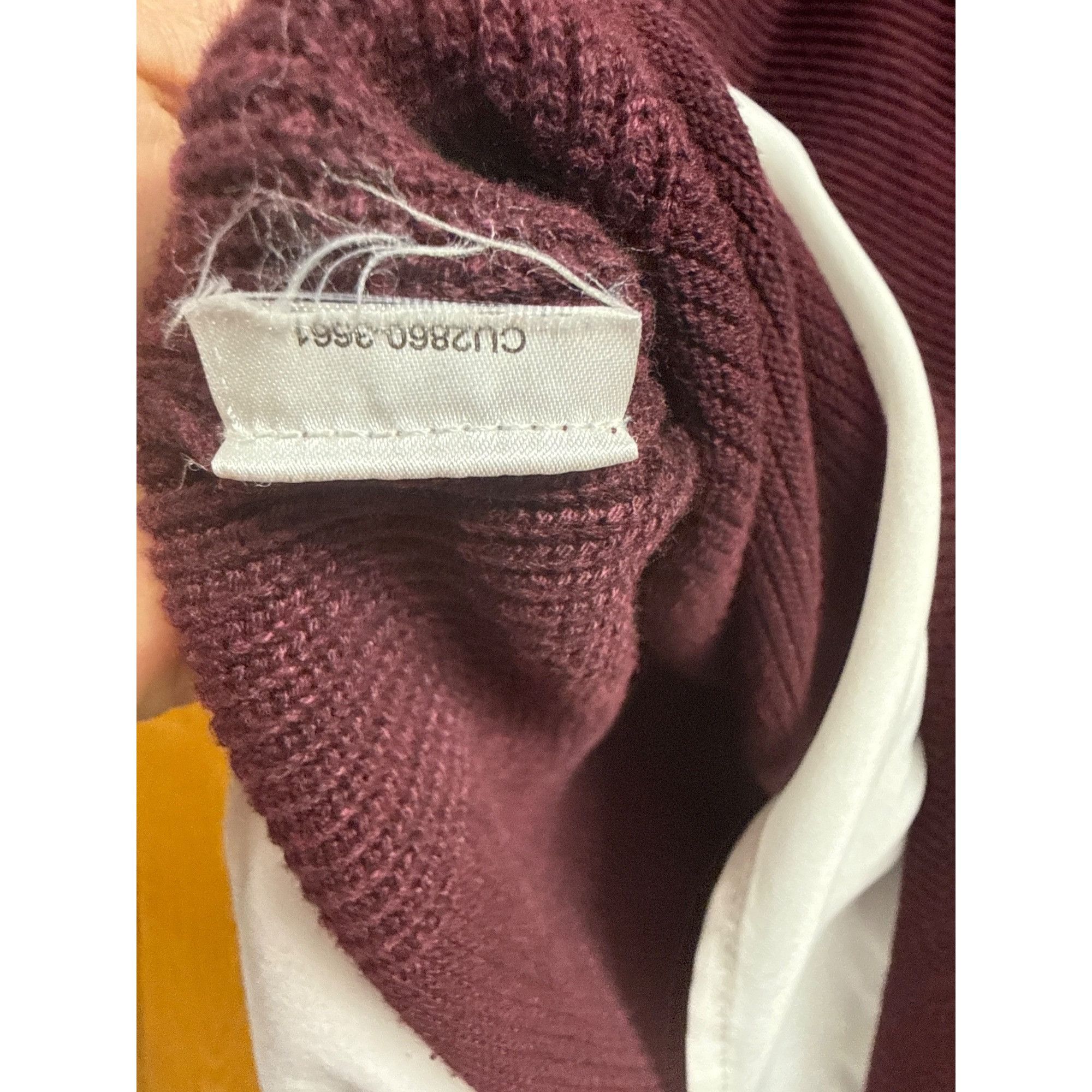 Other Hilary Radley Burgundy Layered Knit Sweater Size M / US 6-8 / IT 42-44 - 5 Thumbnail