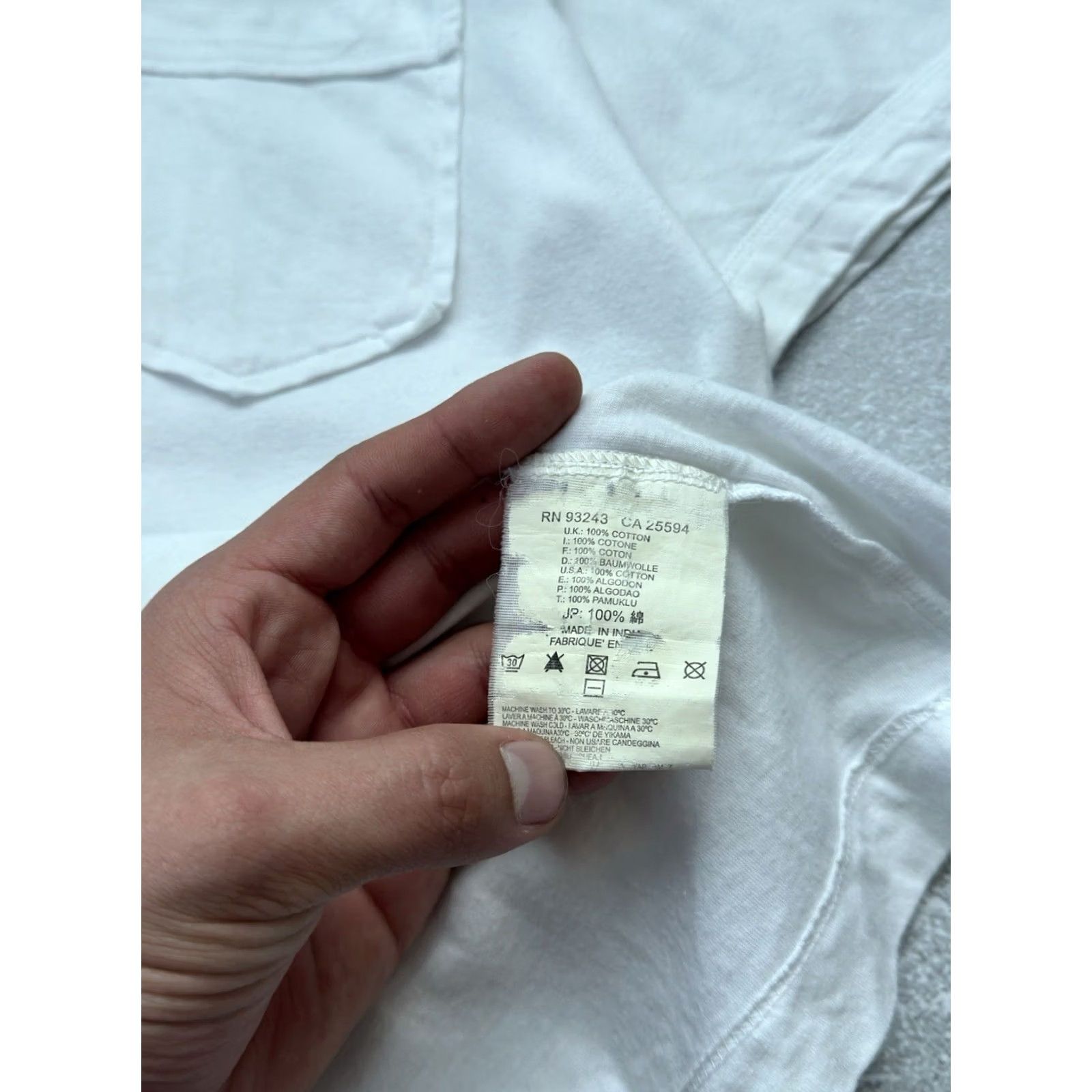 Diesel VINTAGE Diesel Polo Shirt Mens M White Logo Size US M / EU 48-50 / 2 - 7 Thumbnail