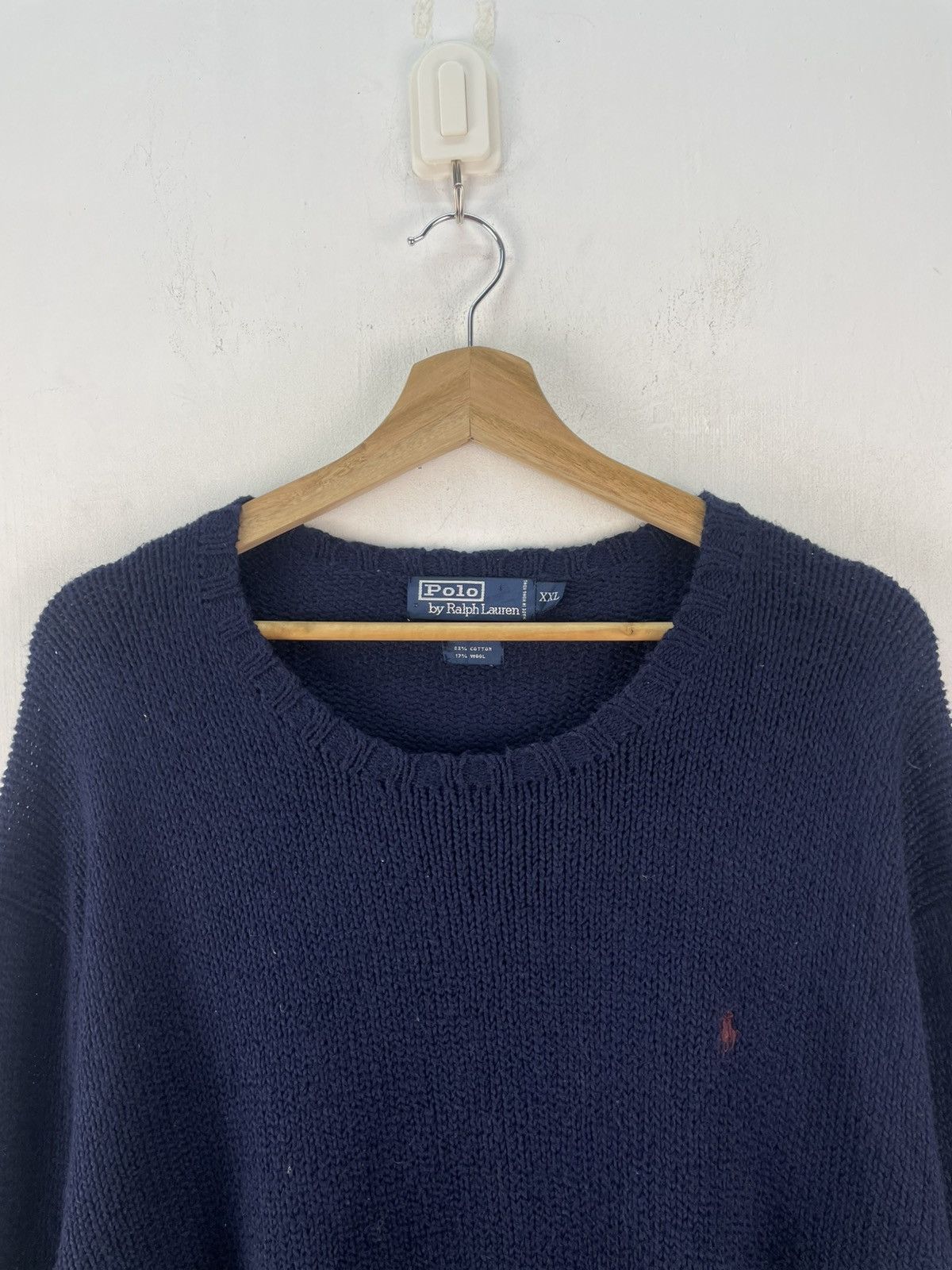 Polo Ralph Lauren Vintage 90s Polo Ralph Lauren Sweater Cable Knit Jumper Size US XXL / EU 58 / 5 - 2 Thumbnail