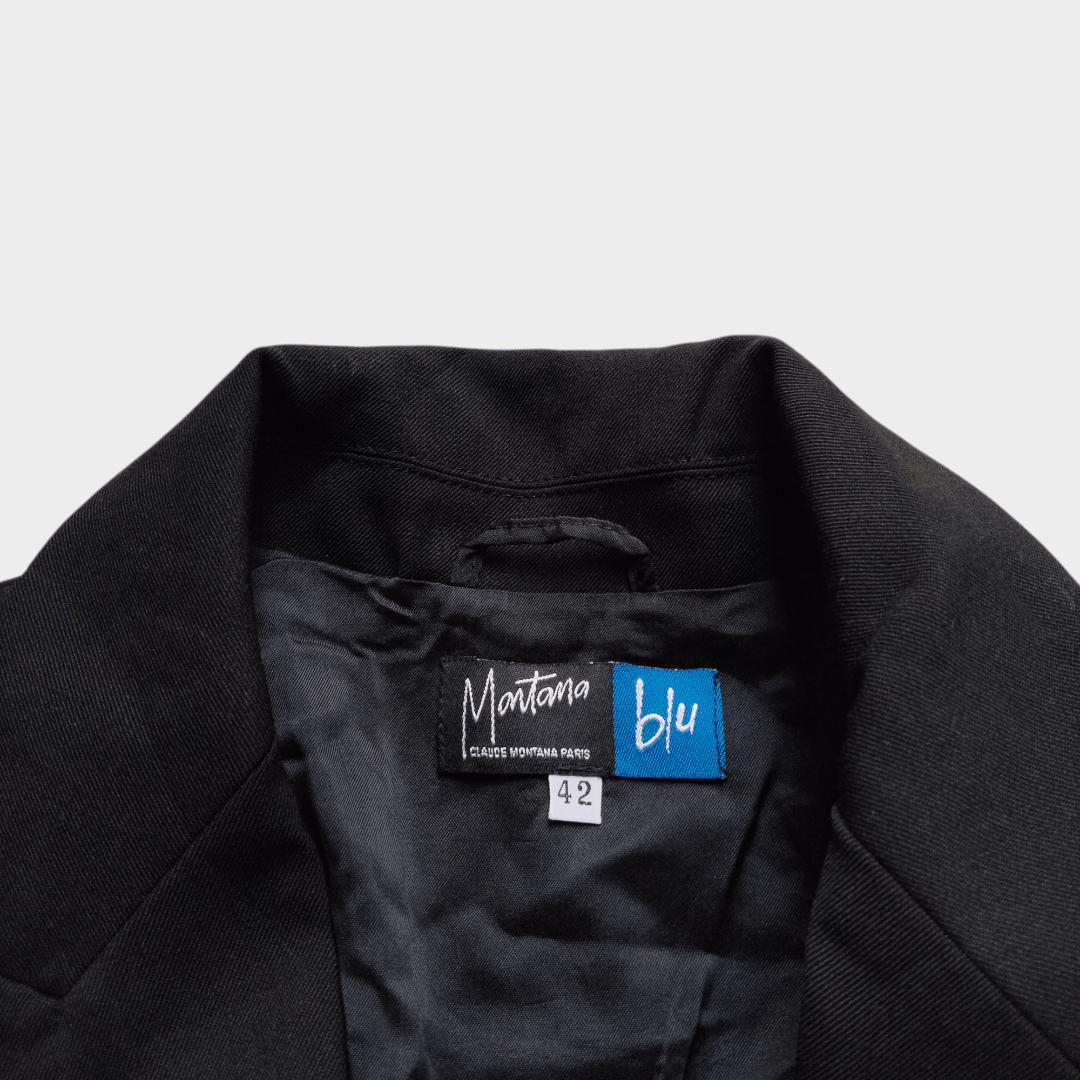 Ann Demeulemeester × Claude Montana Montana Blu by claude Montana double zip blazers Size M / US 6-8 / IT 42-44 - 4 Thumbnail