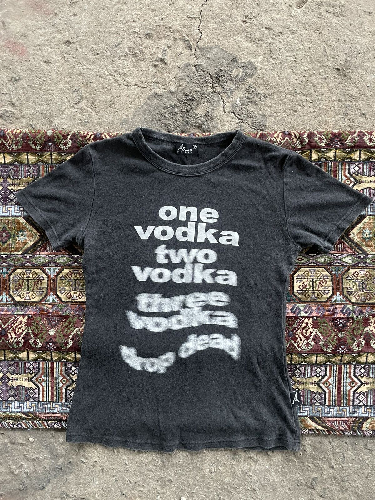 Vintage VINTAGE T-SHIRT HUMOR ONE VODKA TWO VODKA THREE VODKA….. Size S / US 4 / IT 40 - 5 Thumbnail