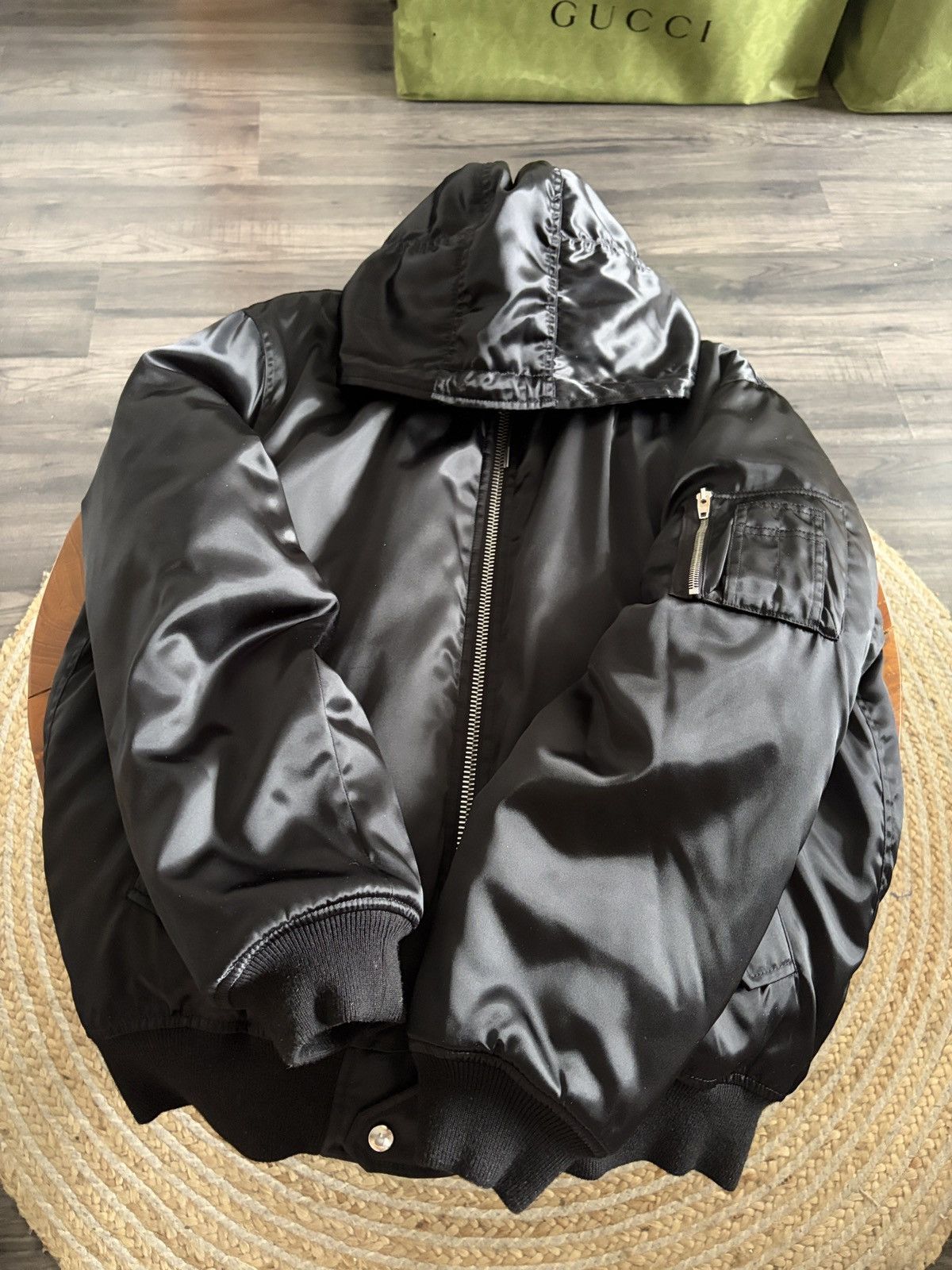 Celine Celine Hooded Bomber Jacket Size US M / EU 48-50 / 2 - 13 Thumbnail