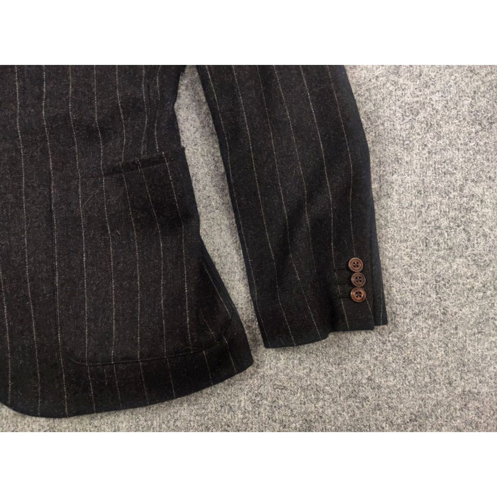 Polo Ralph Lauren VINTAGE Polo Ralph Lauren Black Wool Blend Pin Stripe Sports Blazer Jacket M Men XS? Size US M / EU 48-50 / 2 - 4 Thumbnail