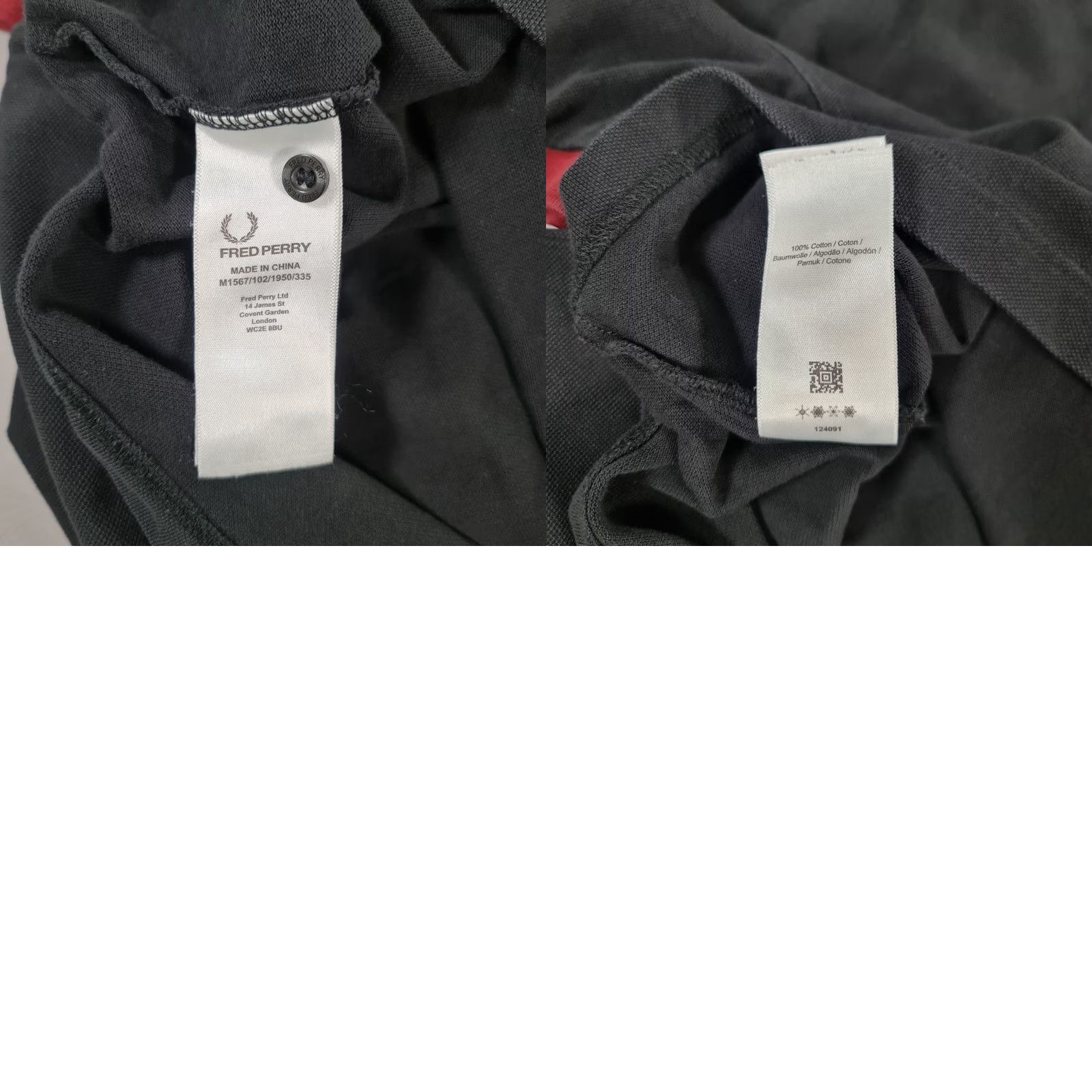 Fred Perry Fred Perry Polo Shirt Mens Black Medium Pique Cotton Short Sleeves M1567 Size US M / EU 48-50 / 2 - 8 Thumbnail