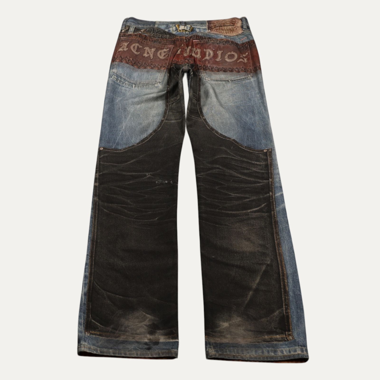 Acne Studios Acne Studios Heart Buckle Belt Denim Jeans Size US 31 - 2 Thumbnail
