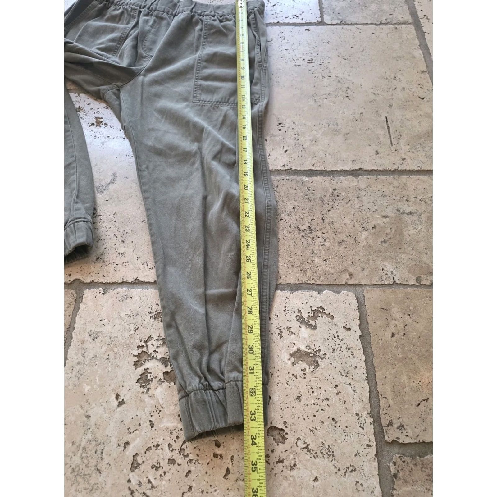 Gap GAP Jogger Pants Women M Green Army Soft Olive Utility Joggers Size 32" / US 10 / IT 46 - 7 Thumbnail
