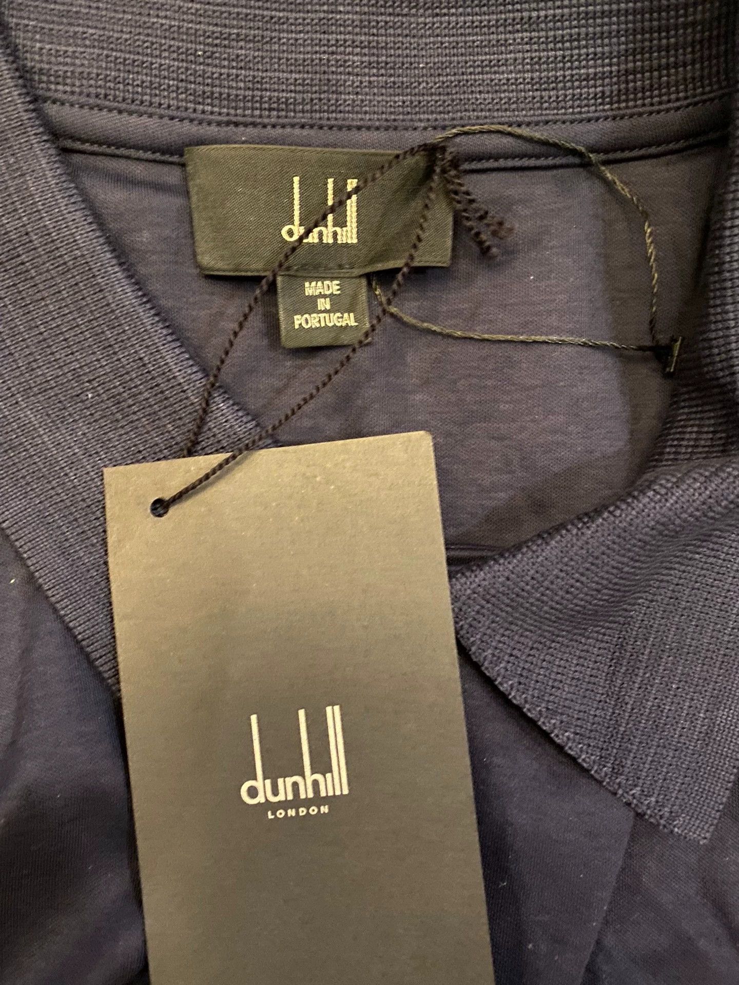 Alfred Dunhill dunhill 100% Mercerized Cotton Short Sleeve Polo Shirt M Size US M / EU 48-50 / 2 - 5 Thumbnail