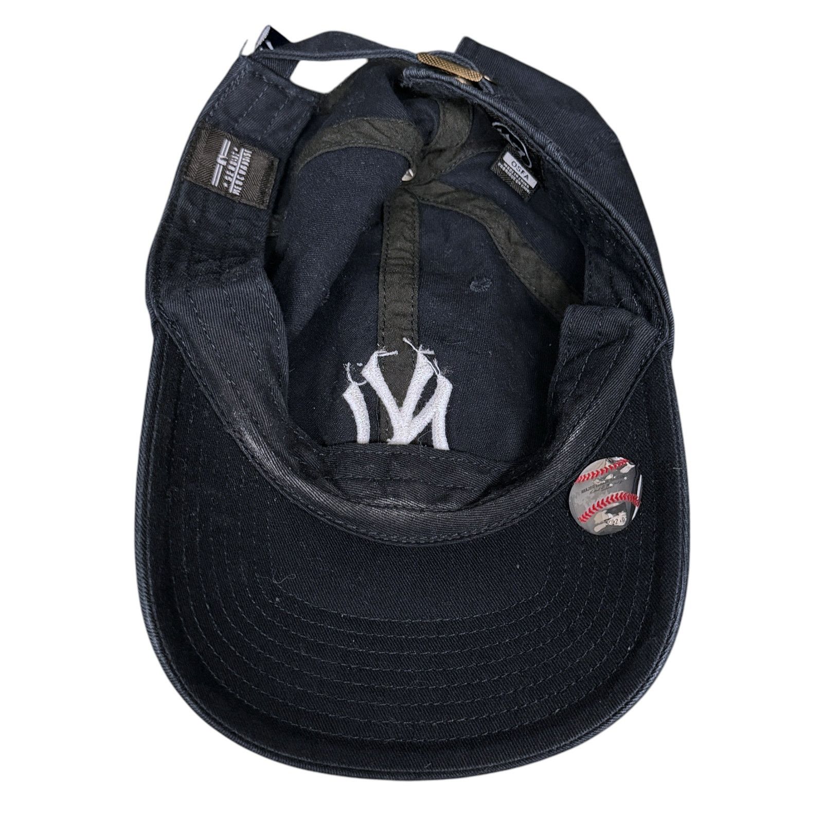 47 Brand MLB New York Yankees Logo Strapback Cap '47 Brand Dark Blue Size ONE SIZE - 7 Thumbnail