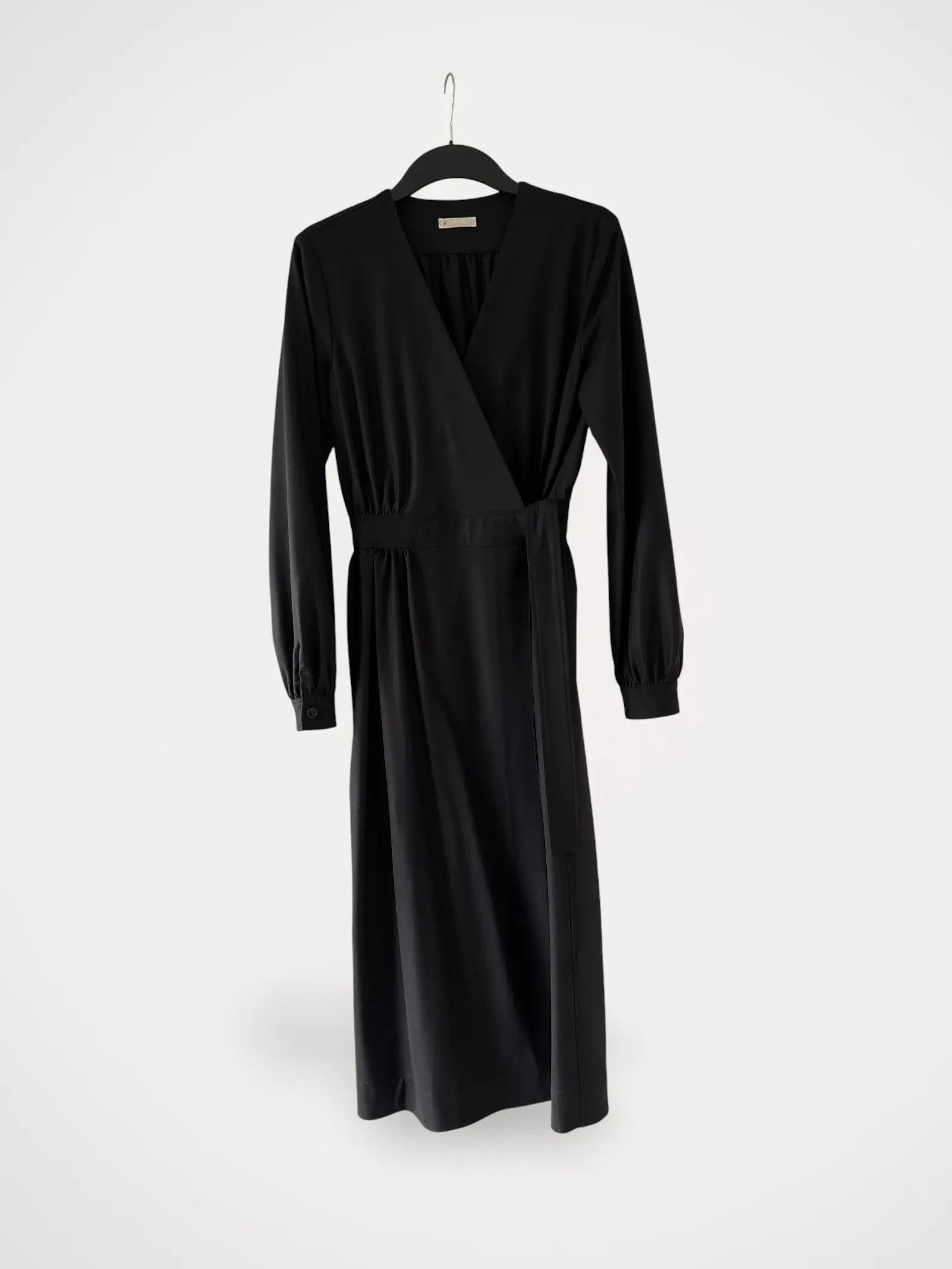 all saints black t shirt dress Satin slip dress black  TOTEME
