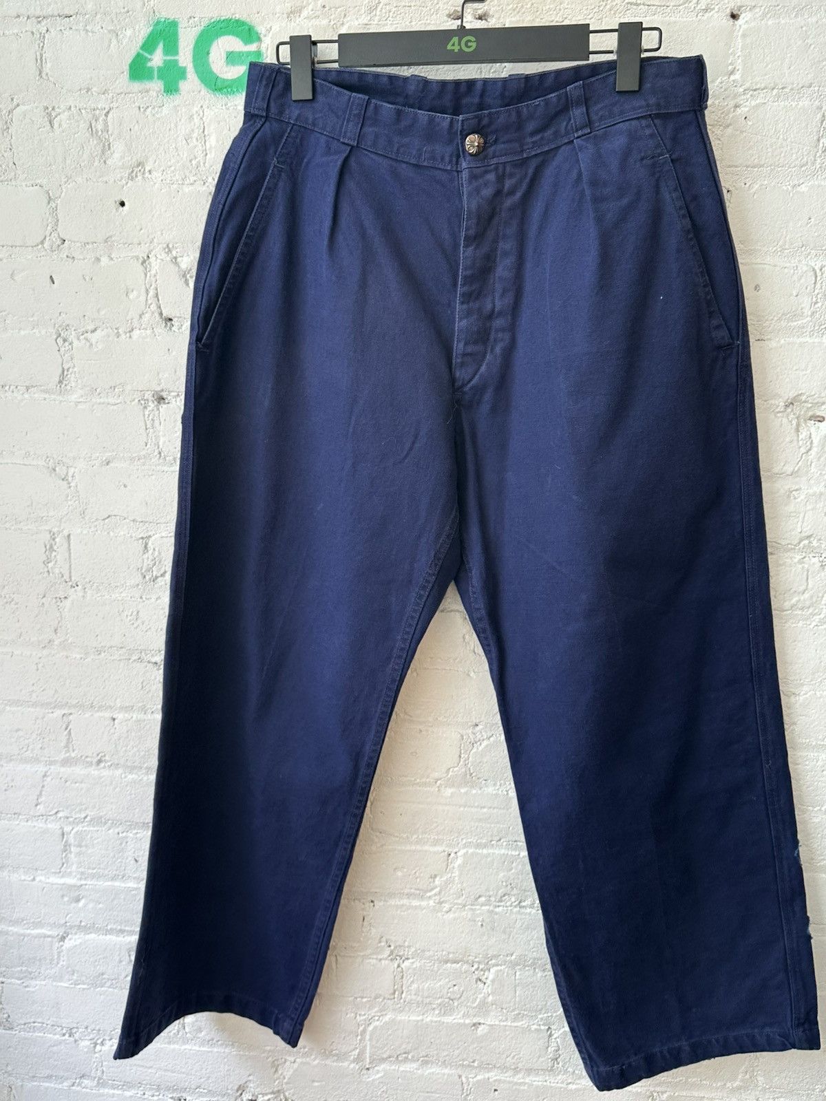 Chrome Hearts Chrome Hearts 100 CROSS FLOODED PATCH JEANS FRENCH 31 32 Size US 31 - 7 Thumbnail